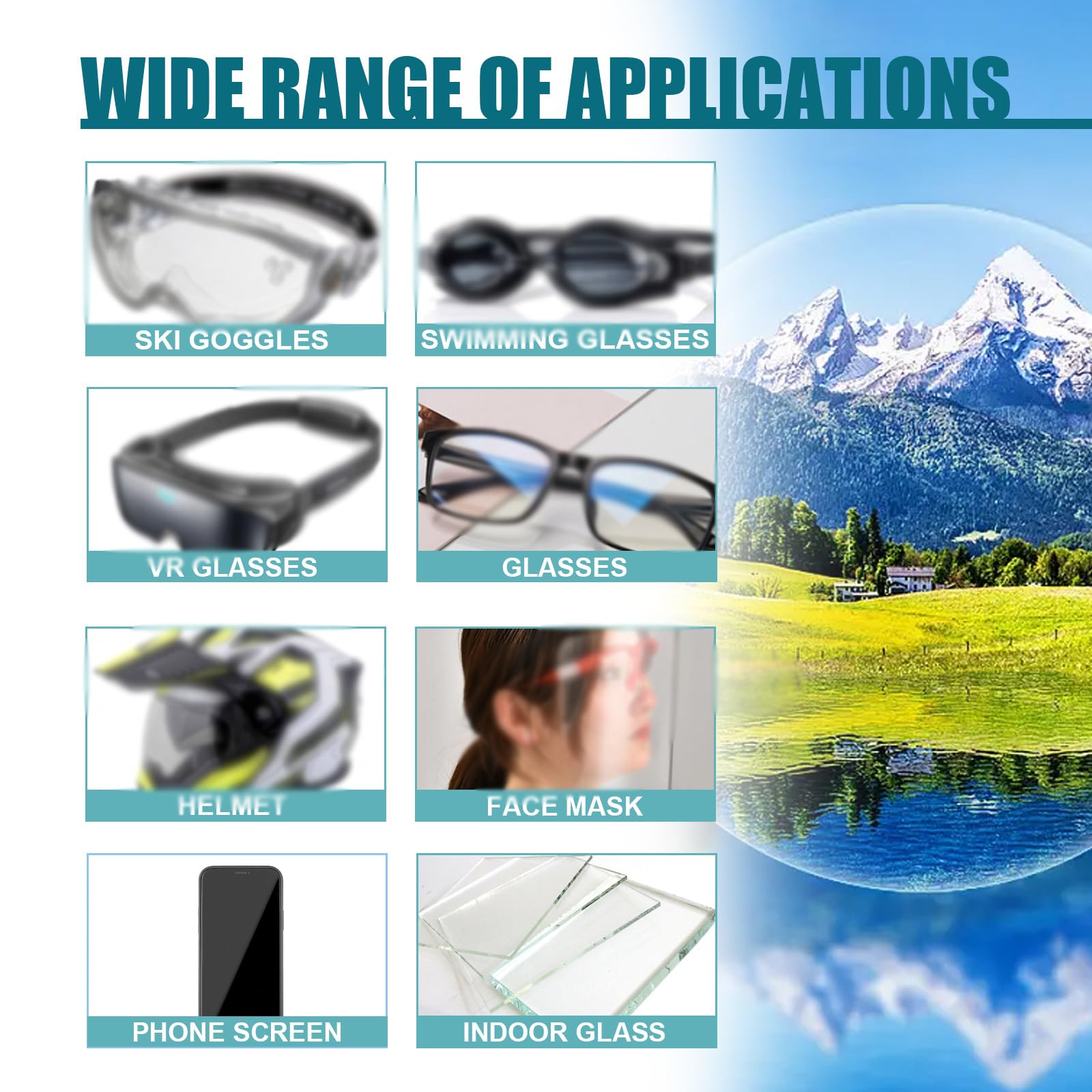 Professional Lens Scratch Remover Kit - Eyeglass Scratch Repair Solution with Cleaning Spray - Restores Scratched Glasses, Sunglasses & Screens - Perfect for Home, Office & Travel Use (1PC)