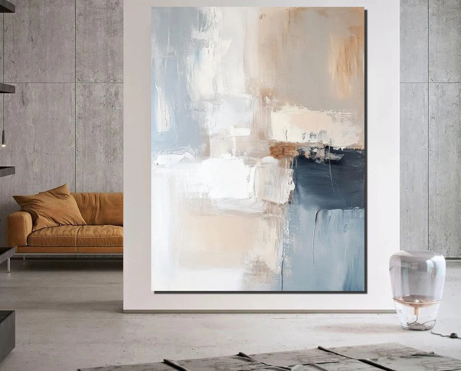 Contemporary Canvas Wall Art - Modern Abstract Acrylic Paintings for Living Room Decor | Handmade Home Wall Decorations | Perfect for Bedroom, Office & Lounge Areas