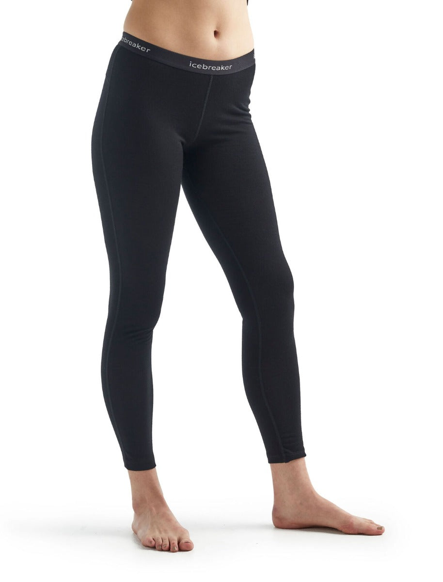 Icebreaker Women's Merino 200 Oasis Thermal Leggings - Soft Wool Base Layer for Hiking, Yoga & Winter Activities | Warm & Breathable Merino Wool Pants for Outdoor Adventures & Cold Weather