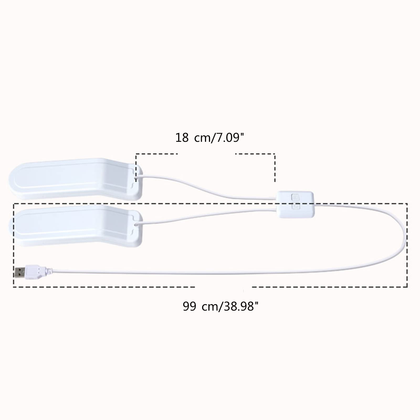 NUEAYMS Portable Boot Dryer - USB Electric Shoe Dryer with Intelligent Timer for Fast Drying - Perfect for Hiking, Skiing, and Wet Weather Footwear Care