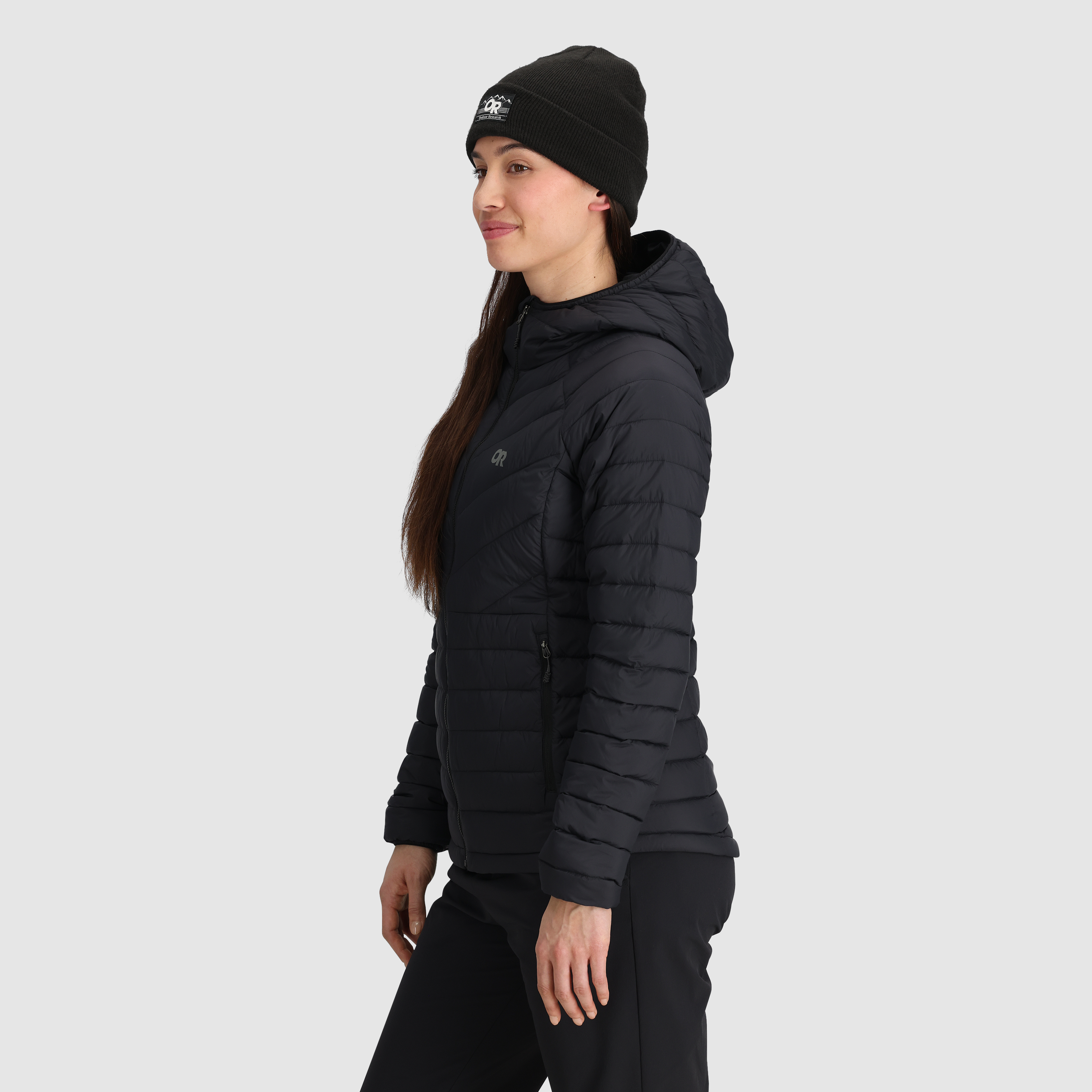 Women's Transcendent Down Hoodie - Lightweight Warm Winter Jacket for Outdoor Activities & Travel
