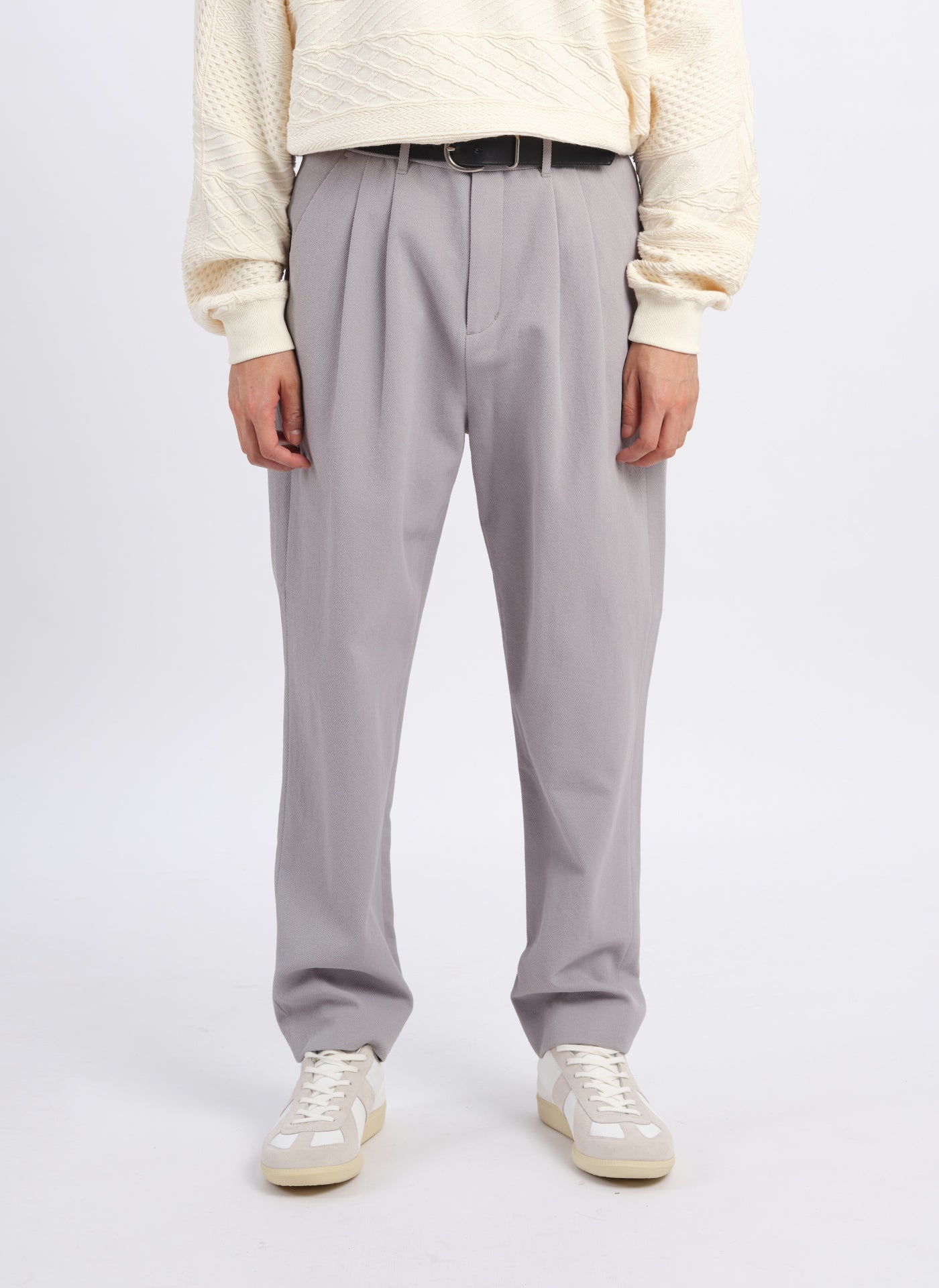 Solotex Garbardine Work Pants - Relaxed Tapered Ankle-Length Professional Trousers for Men & Women | Perfect for Office, Business Casual & Workwear