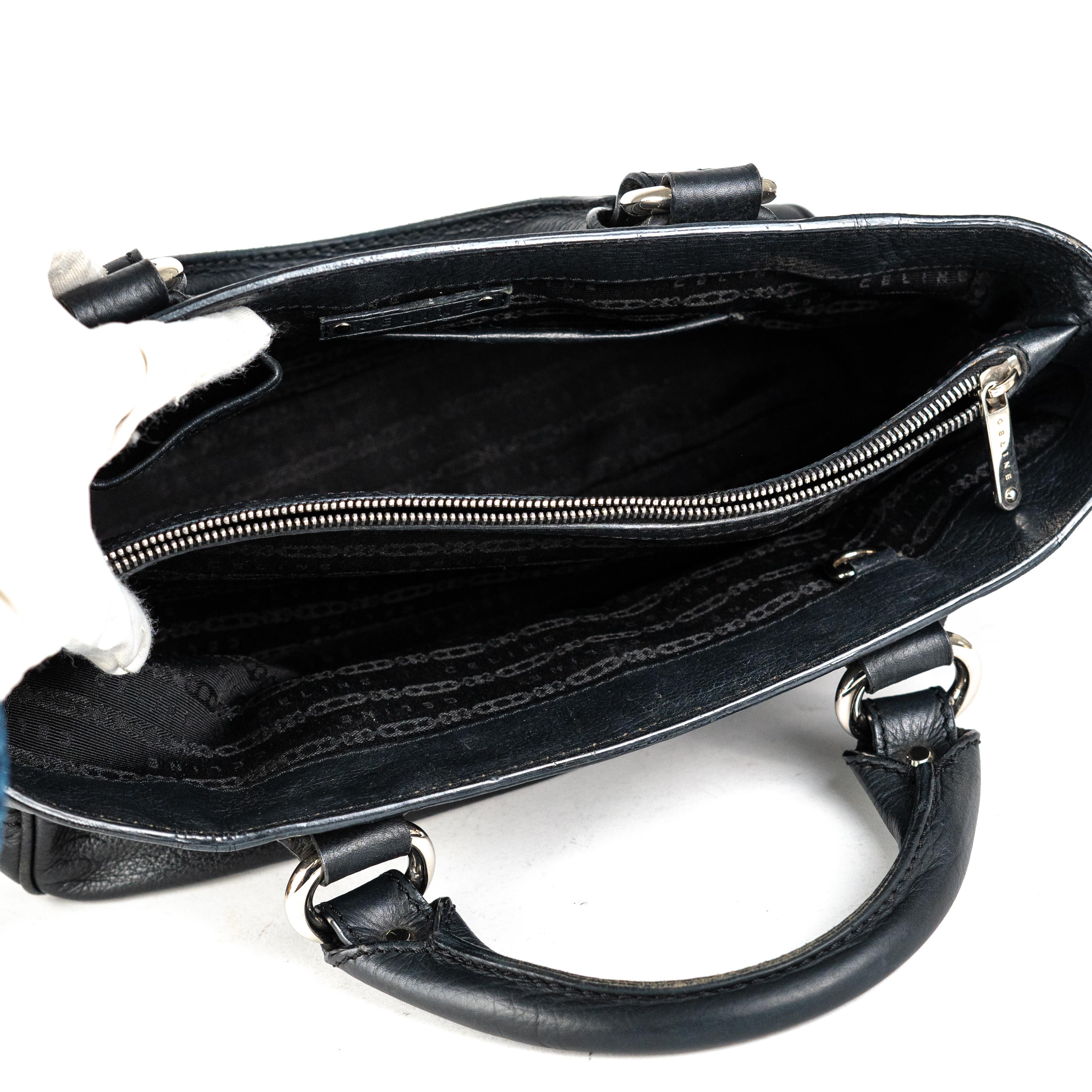 Celine Boogie Bag Black - Luxury Leather Shoulder Bag for Women | Perfect for Work, Travel & Evening Out