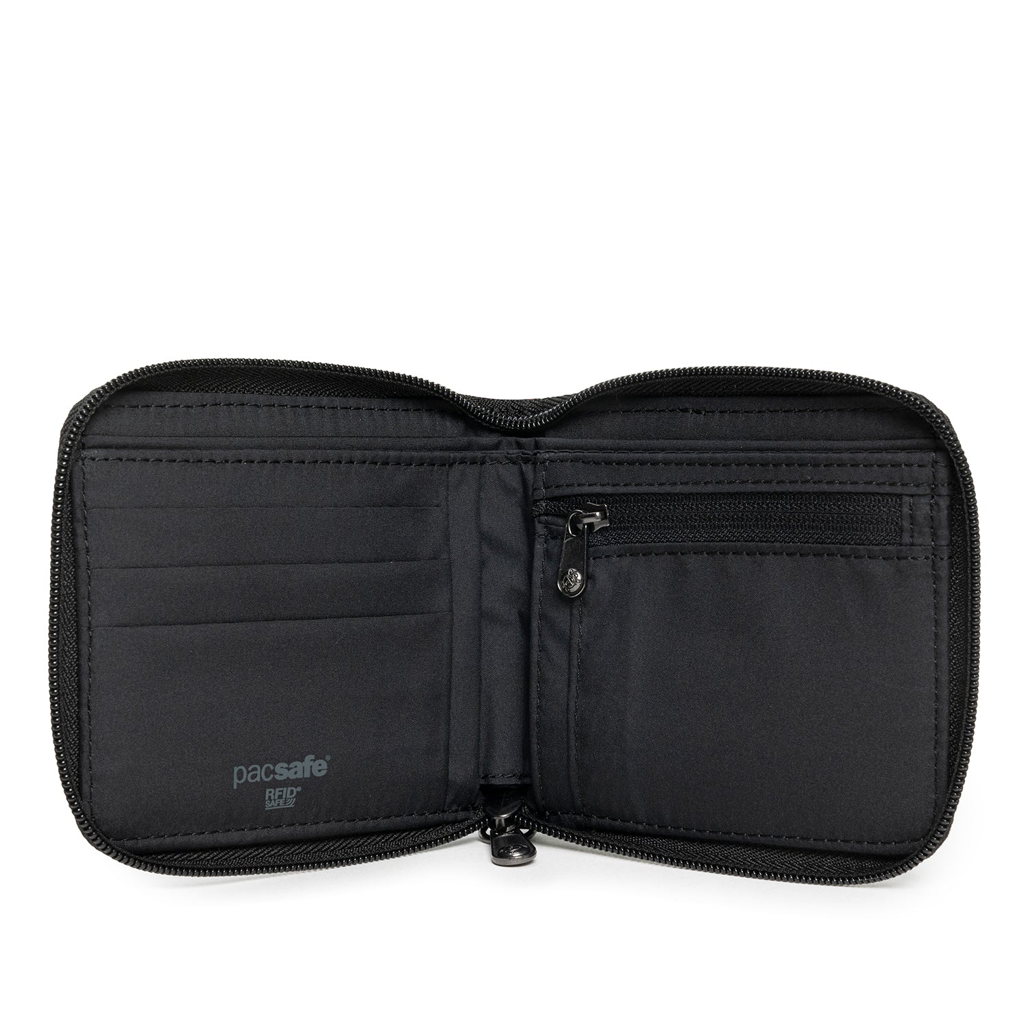 Pacsafe RFID-Blocking Zip Around Wallet - Secure Travel Wallet for Men & Women - Anti-Theft RFID Protection for Credit Cards & Passports - Perfect for Travel, Commuting & Everyday Use