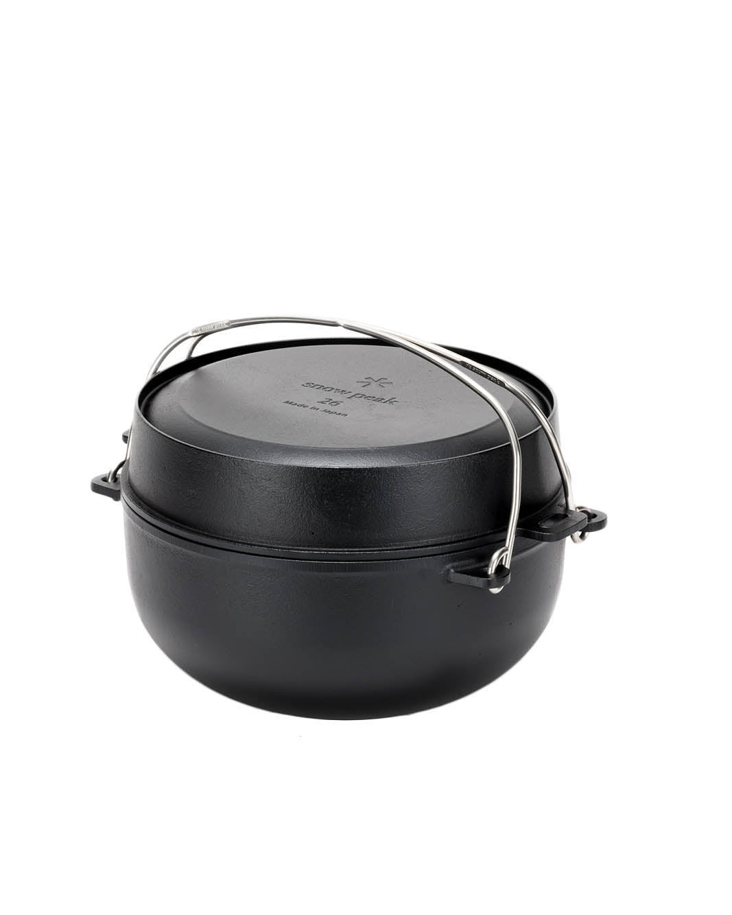 26cm Cast Iron Dutch Oven - Premium Enameled Cookware for Baking, Roasting & Braising - Perfect for Stovetop, Oven & Campfire Cooking