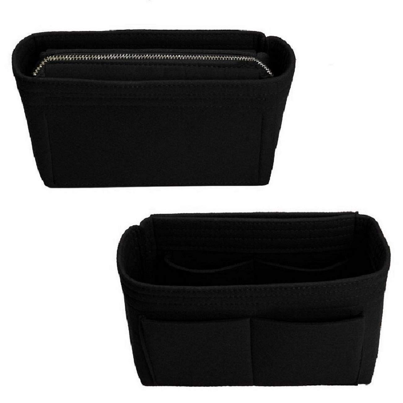 ZTUJO Purse Organizer Insert for LV NeoNoe Noé - 2 Pack Handbag Organizer with Multiple Pockets | Perfect for Travel, Work & Daily Use to Keep Essentials Organized