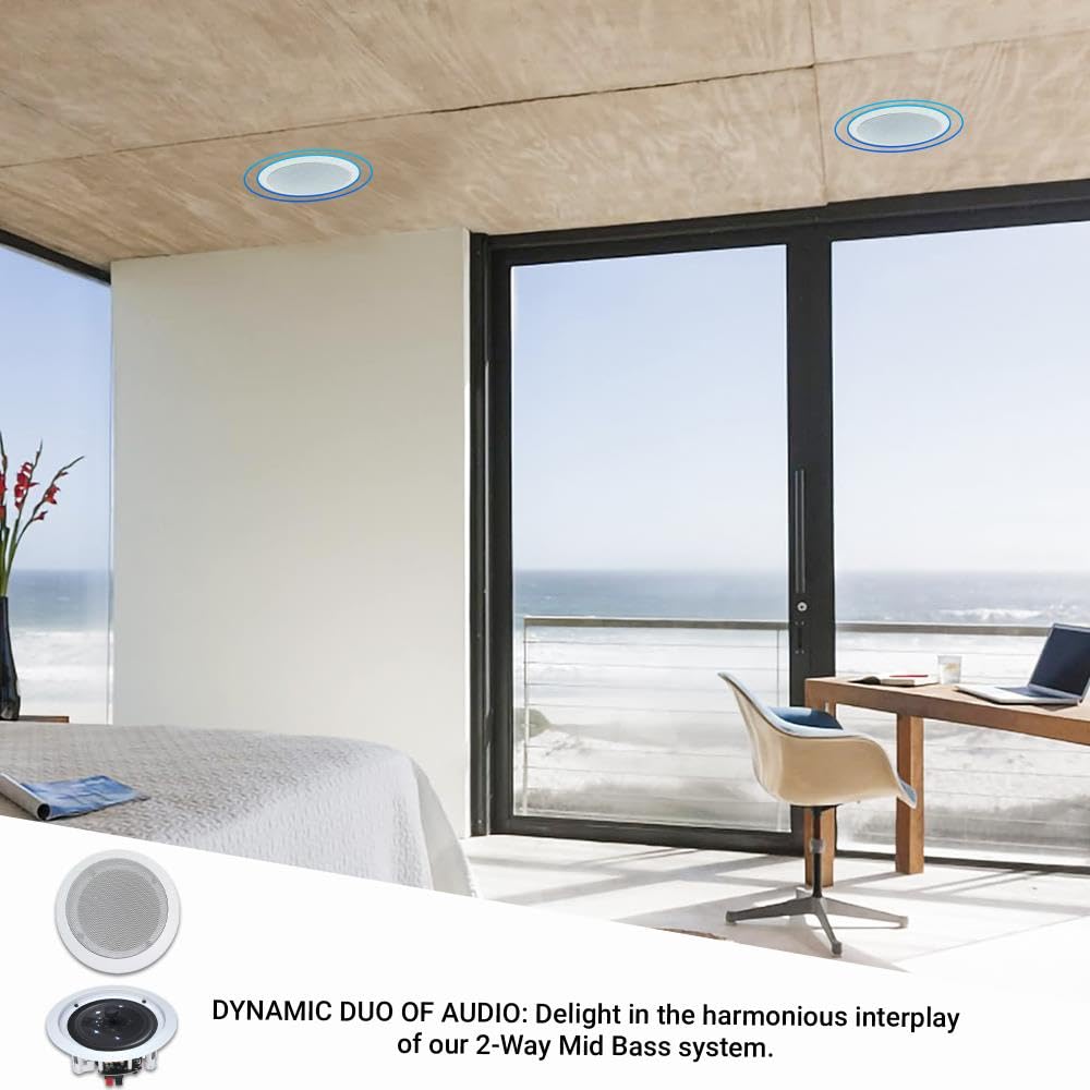 Premium 1000W Bluetooth Home Theater Sound System Kit with 4x 8