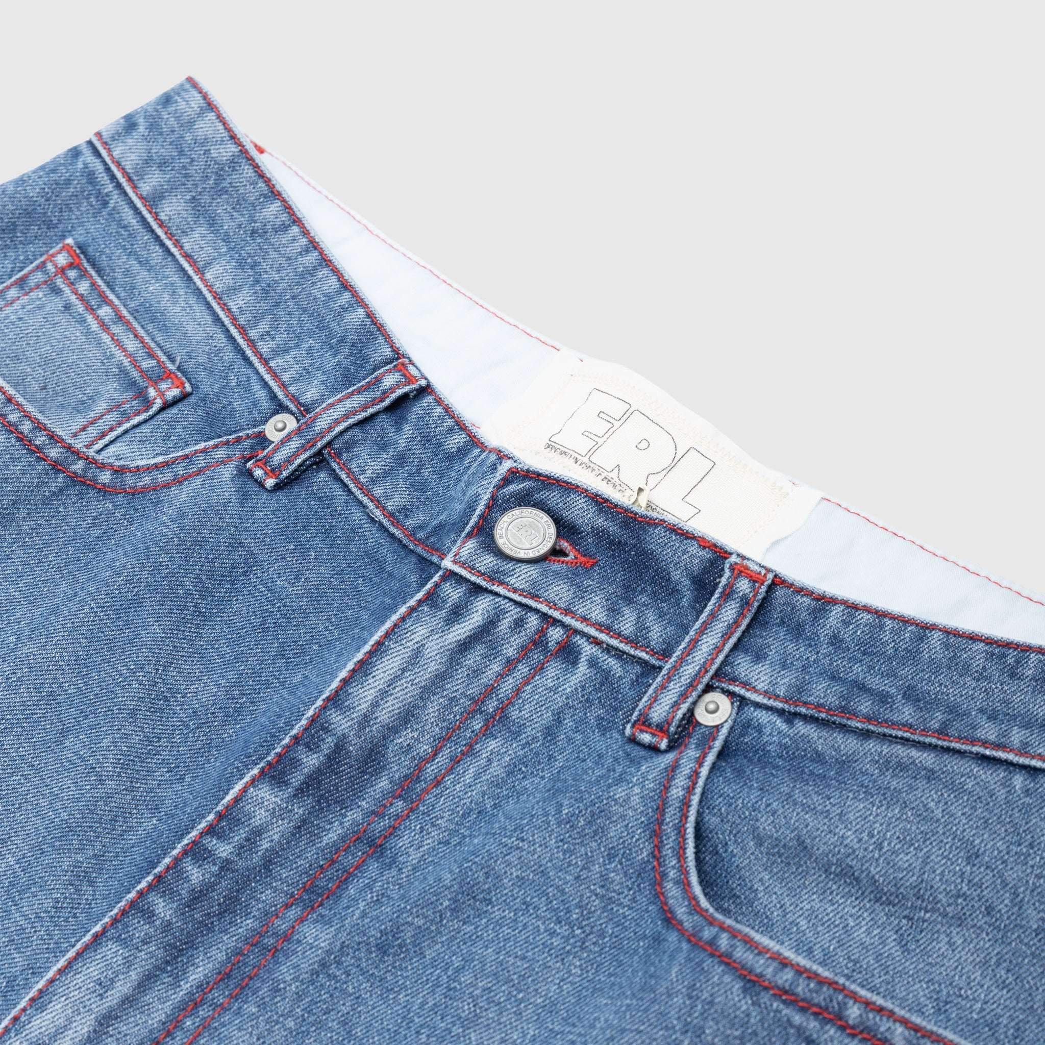 DENIM INDIANA SKATE SHORTS - Men's Stretch Denim Skateboard Shorts for Comfort & Style - Perfect for Skateboarding, Streetwear & Casual Outfits