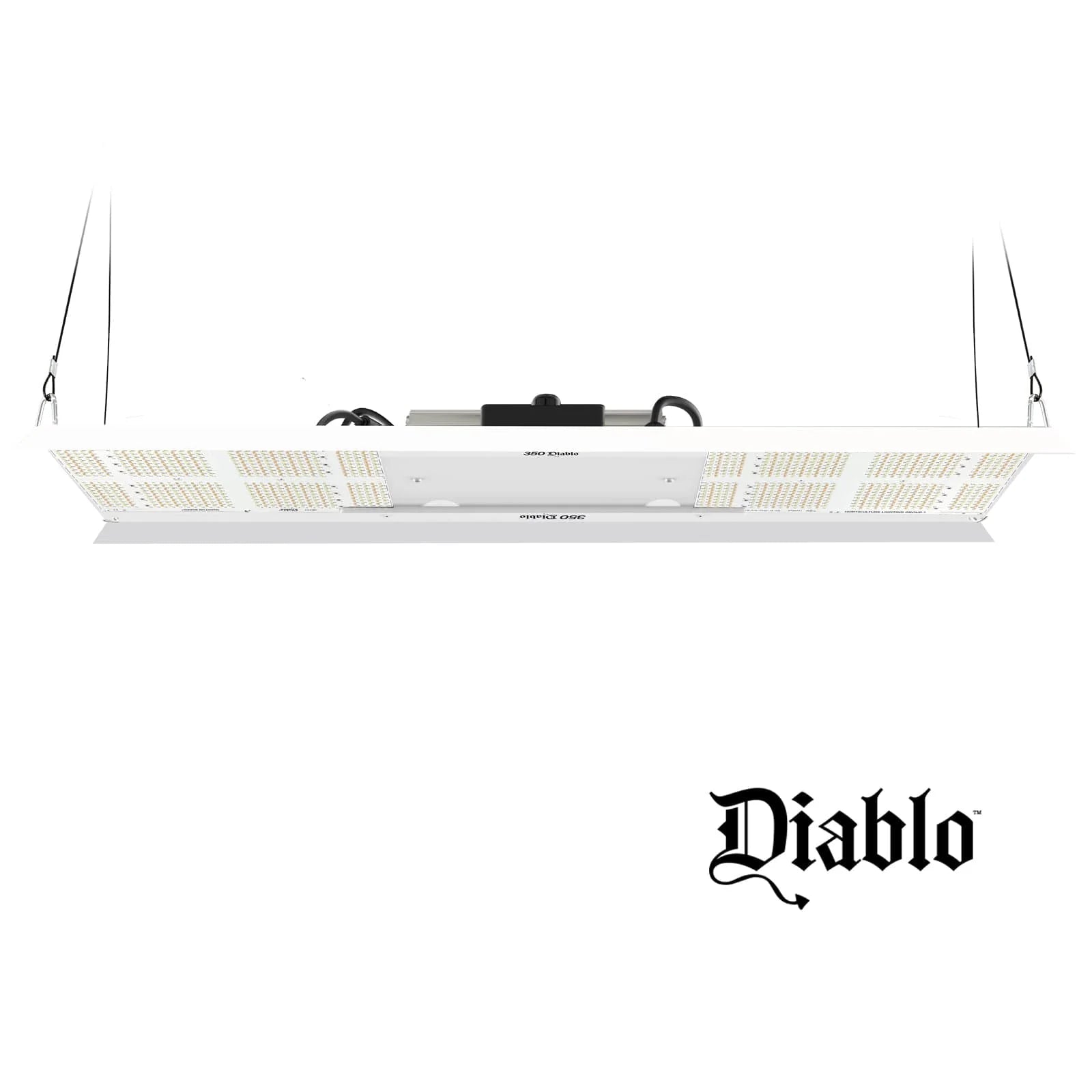 HLG 350 Diablo LED Grow Light with Reflectors - High Efficiency Full Spectrum Plant Light for Indoor Hydroponics, Greenhouse & Commercial Grow Operations