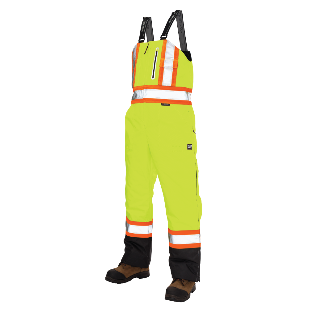 Tough Duck Ripstop Insulated Safety Bib Overall S876 - Heavy Duty Workwear for Construction, Farming & Outdoor Jobs - Waterproof & Durable Coveralls for Cold Weather Protection
