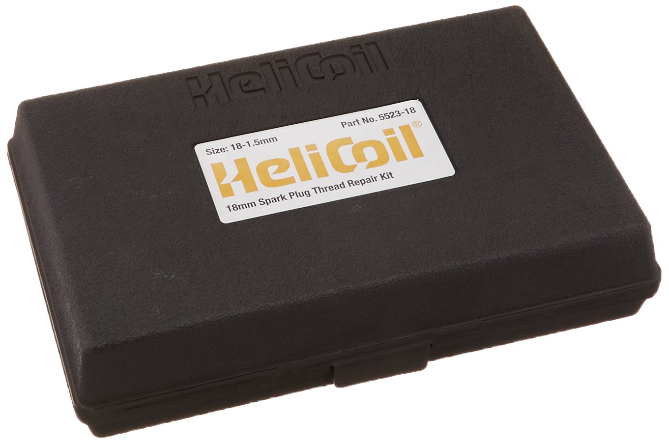 Helicoil 5523-18 Spark Plug Hole Repair Kit - M18x1.5 Thread Insert Tool Set for Automotive & Small Engine Repair - Fix Stripped Spark Plug Threads in Cars, Motorcycles, ATVs