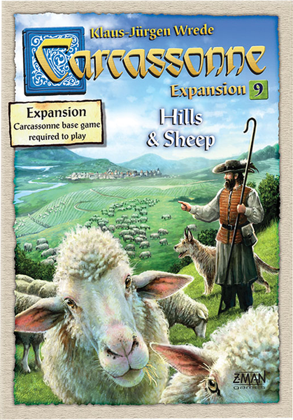 Carcassonne: Hills & Sheep Expansion Board Game - Strategic Tile Placement for Family Game Night & Adult Game Evenings
