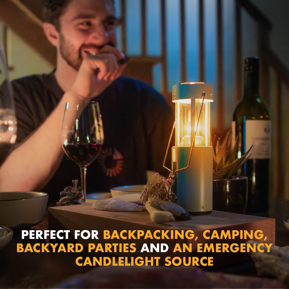 UCO Original Candle Lantern Kit - Powder Coated Outdoor Camping Light for Hiking, Backpacking & Emergency Preparedness