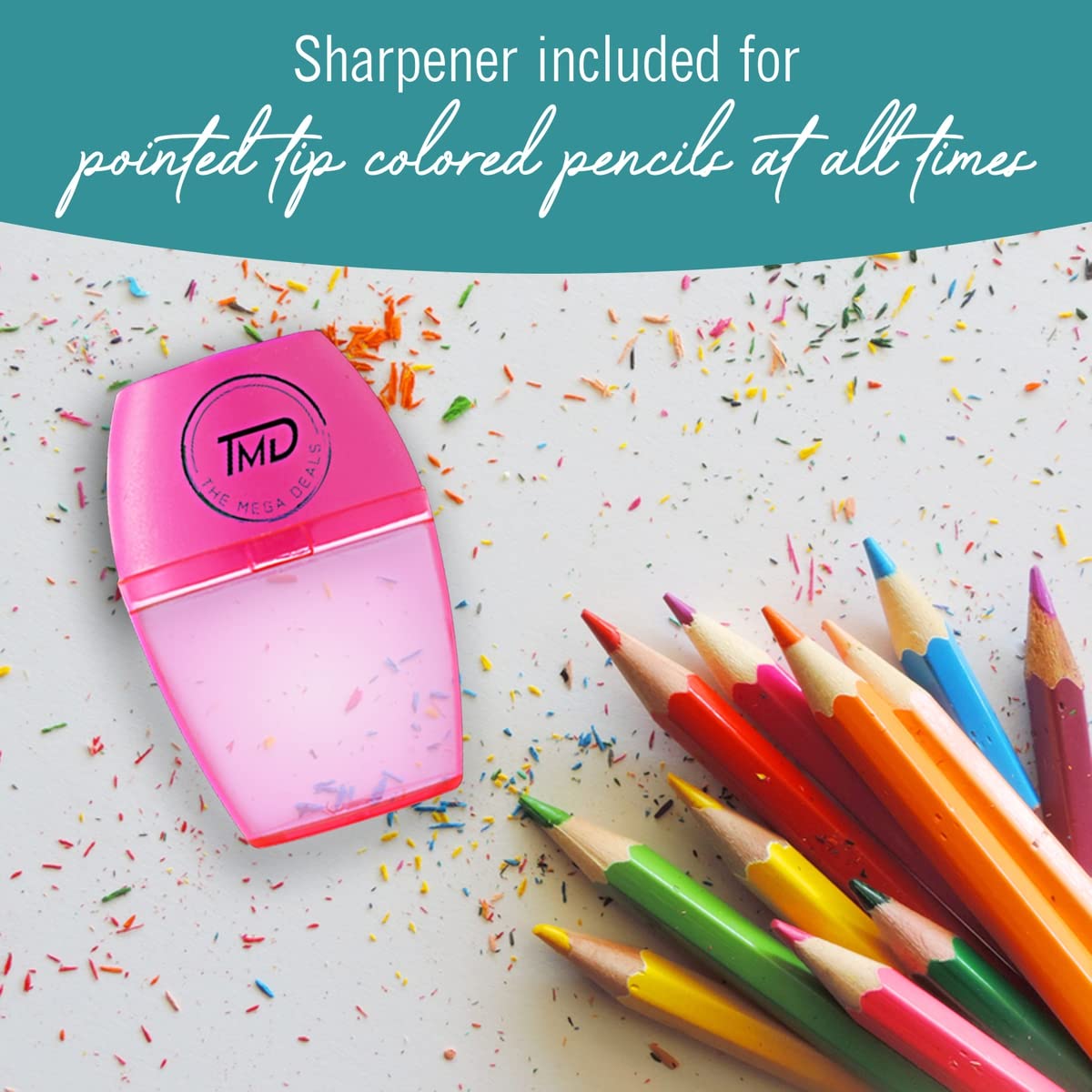 Vibrant 36-Colored Pencil Set for Adult Coloring Books - Premium Art Supplies with Free Sharpener - Perfect for Artists, Students & Relaxation Therapy