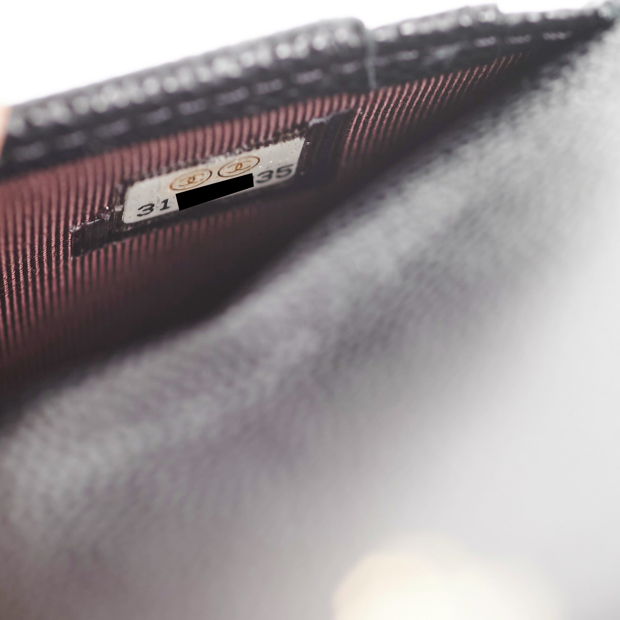 Chanel Black Caviar Leather Card Holder - Luxury Compact Wallet for Credit Cards & ID - Perfect for Everyday Use, Travel & Gifting