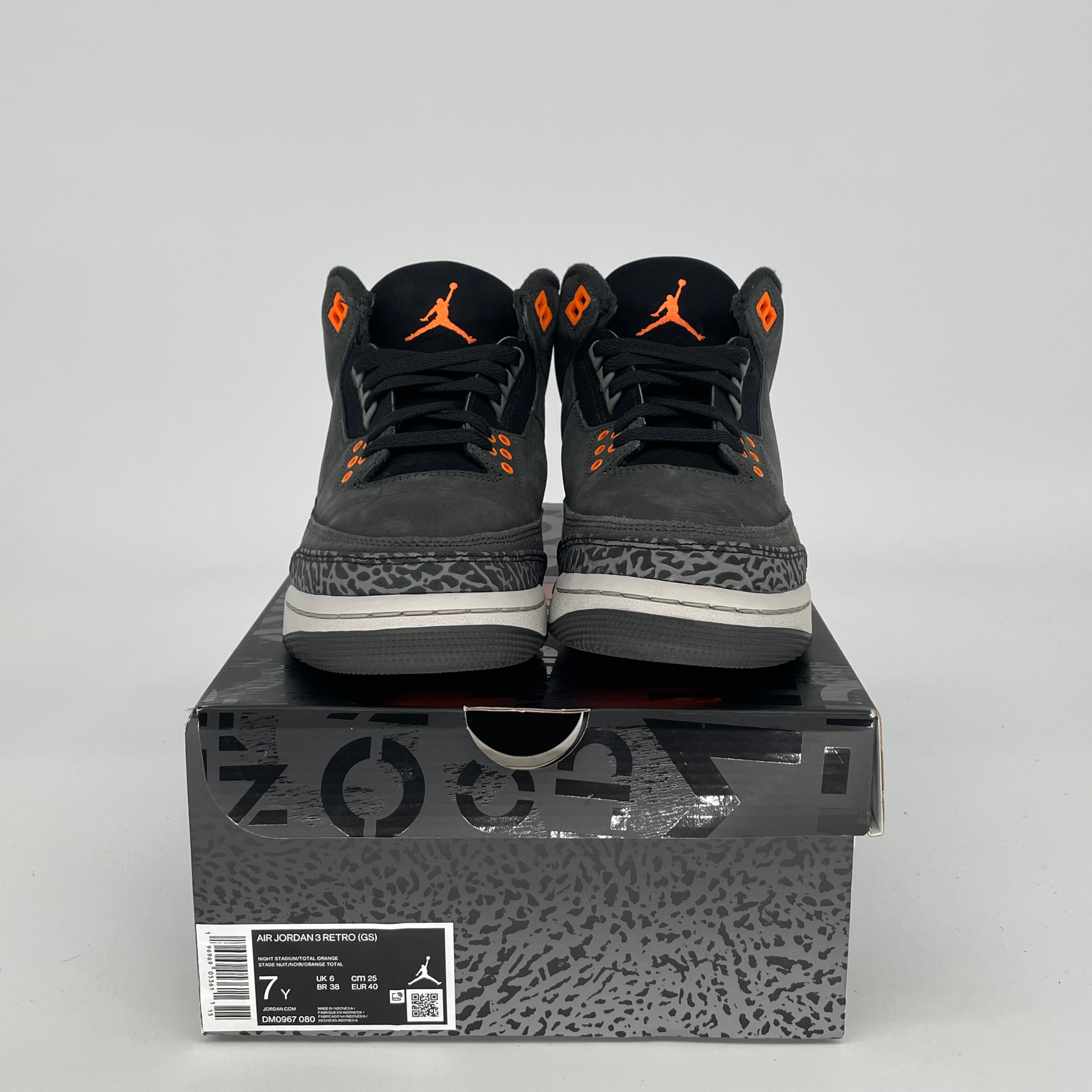 Air Jordan 3 Fear Sneakers - Size 7/8.5W (DM0967-080) - Retro Basketball Shoes for Men & Women - Perfect for Streetwear, Sports & Casual Outfits