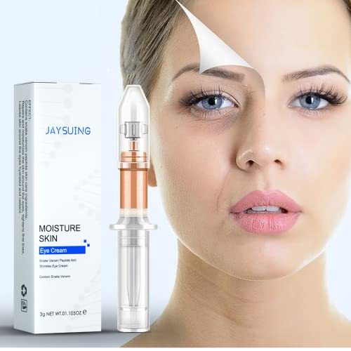 3 Pack Snake Venom Peptide Eye Cream - Anti-Wrinkle Treatment for Dark Circles, Puffiness & Fine Lines | Lifts, Tightens & Repairs Skin | Perfect for Night Routine & Travel Skincare