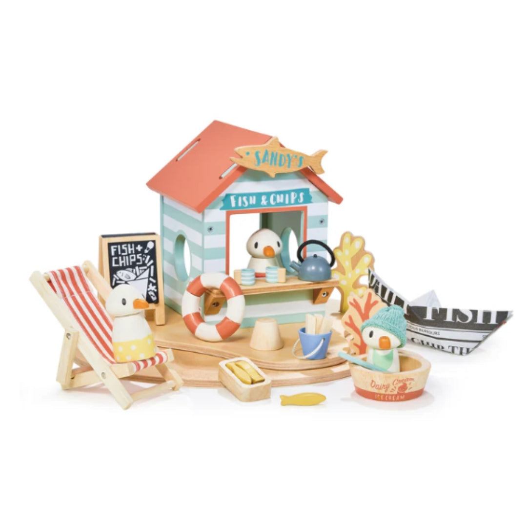 Sandy's Beach Hut - Premium Beach Accessories & Decor for Coastal Living - Perfect for Beach Houses, Vacation Rentals & Outdoor Relaxation