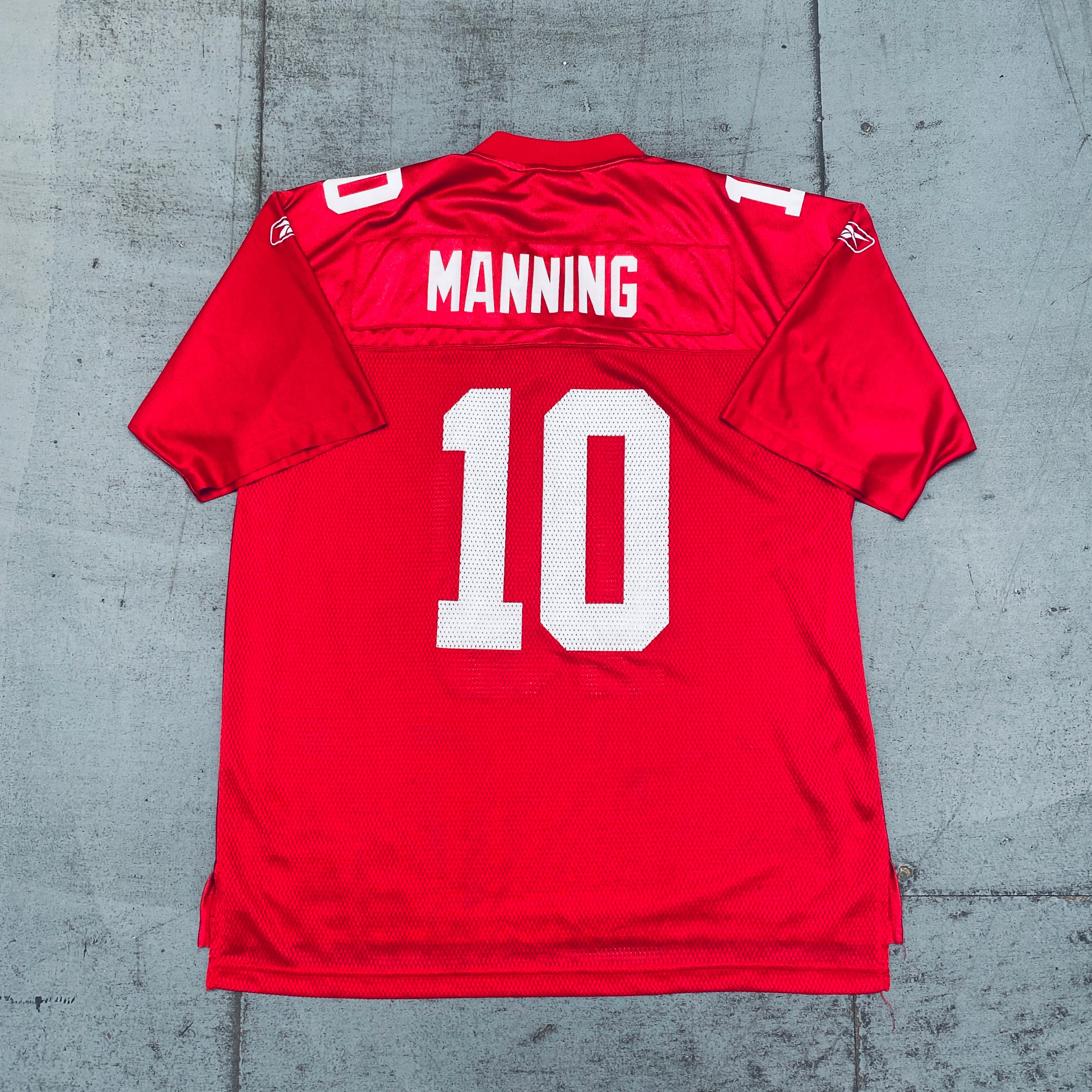 New York Giants Eli Manning 2008-09 Red Alternate Jersey XL - Authentic NFL Football Jersey for Fans & Collectors - Perfect for Game Day, Tailgating & Sports Memorabilia Display