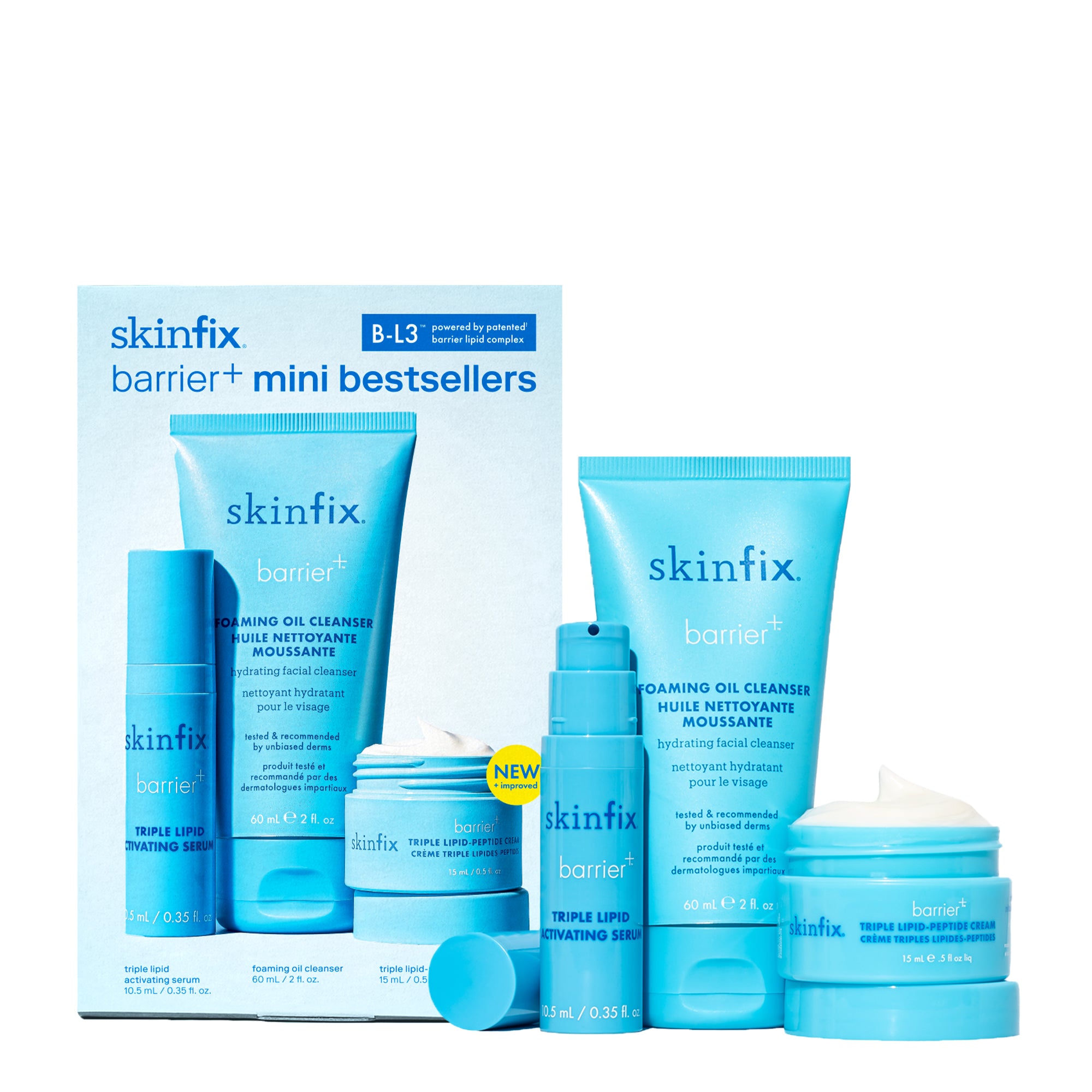 Barrier+ Mini Bestsellers Kit - Premium Skincare Set for Sensitive Skin | Travel-Friendly & Daily Use | Perfect for On-the-Go Hydration & Protection