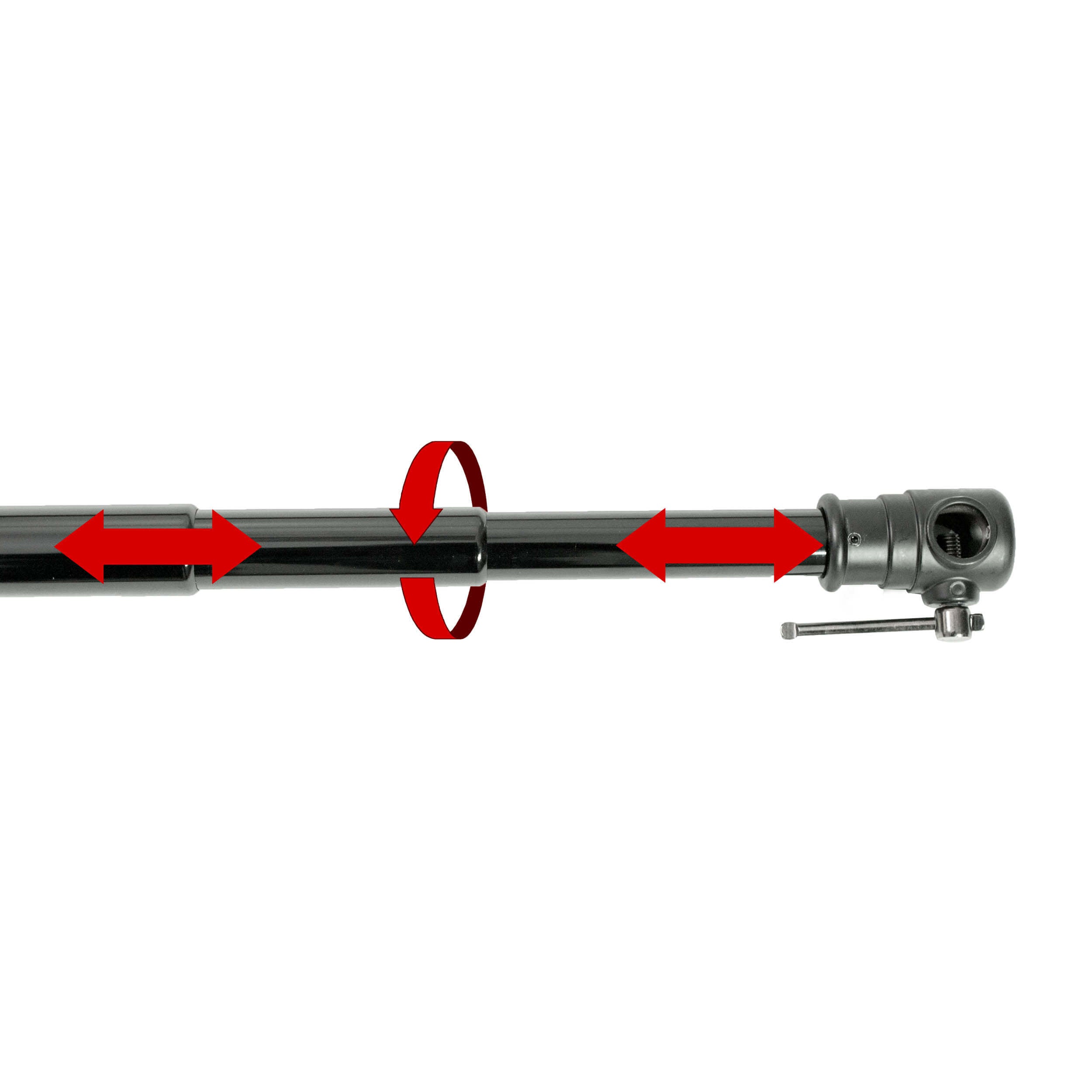 2.4x3m Adjustable Telescopic Background Stand - Portable Photo Studio Backdrop Support for Photography, Video Shooting, Live Streaming & Events
