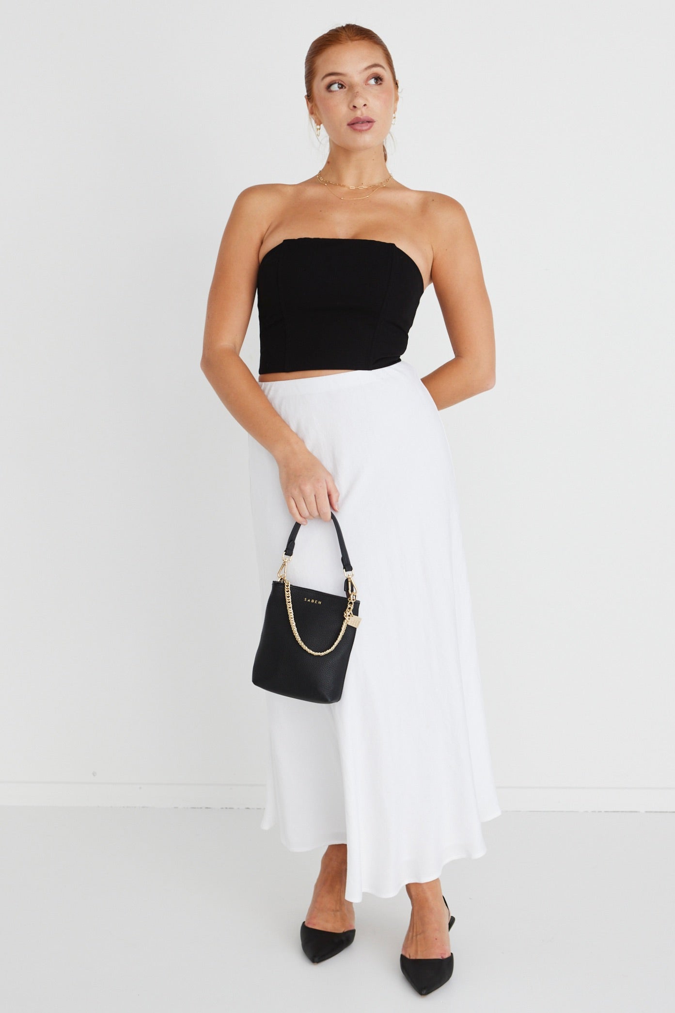Black Crepe Bustier Top for Women - Elegant Corset Style Blouse for Evening Wear & Date Night Outfits