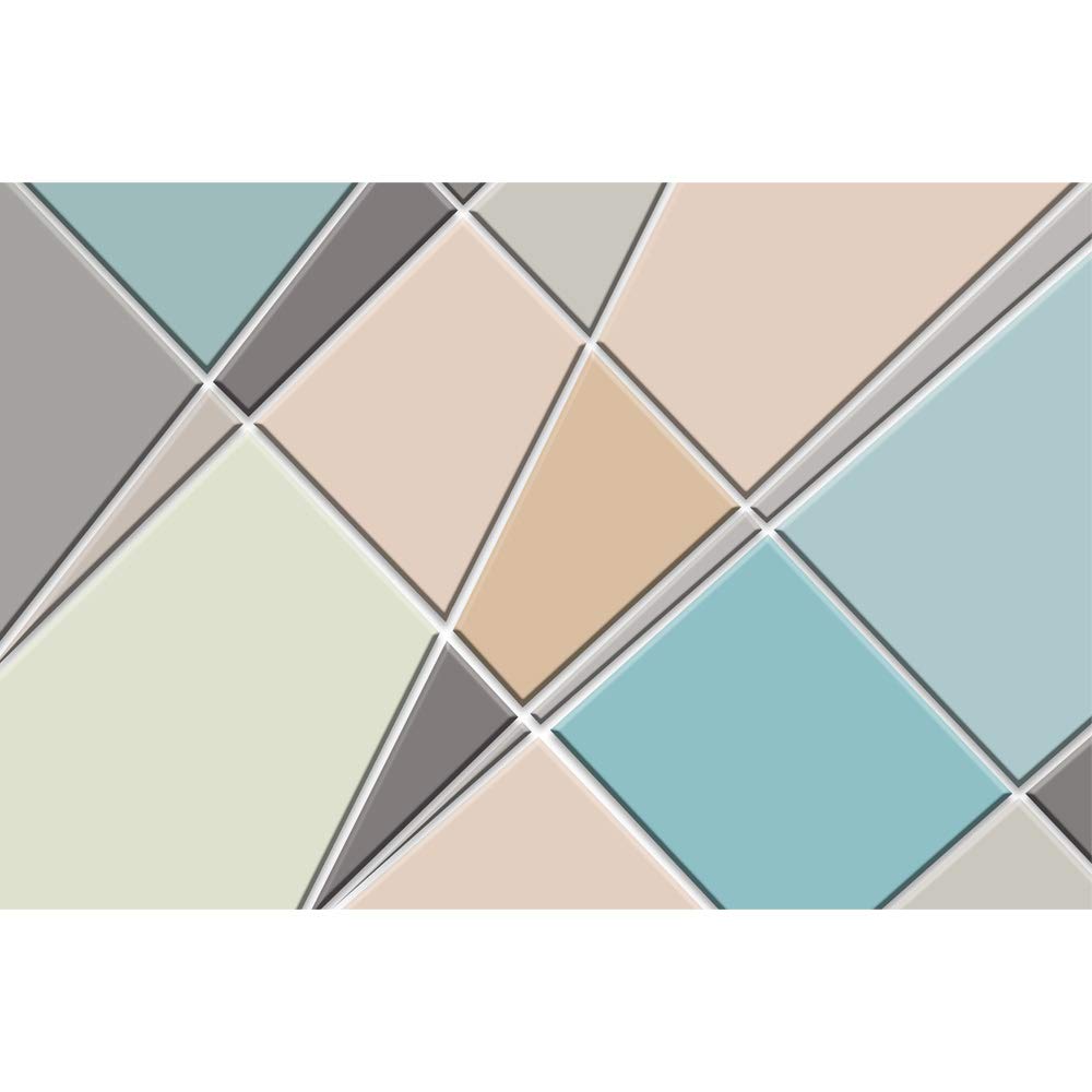 Abstract Geometric Removable Wallpaper Peel and Stick Wall Mural - 100x144 Inches Large Self-Adhesive Wall Decal for Bedroom, Living Room, Nursery & Office Decor