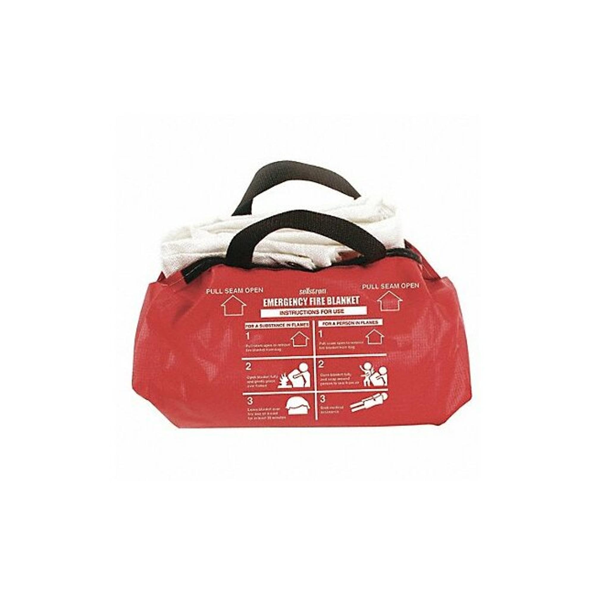 Fireproof Emergency Blanket & Durable Fire-Resistant Duffel Bag - Heat-Resistant Fiberglass for Home, Camping & Car Safety - Perfect for Fire Emergencies, Outdoor Adventures & Survival Kits