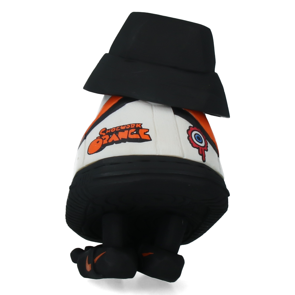 Mr. Shoe Shocwork x Nike x Michael Lau Collaboration Sneakers - White & Orange Limited Edition for Streetwear & Collectors