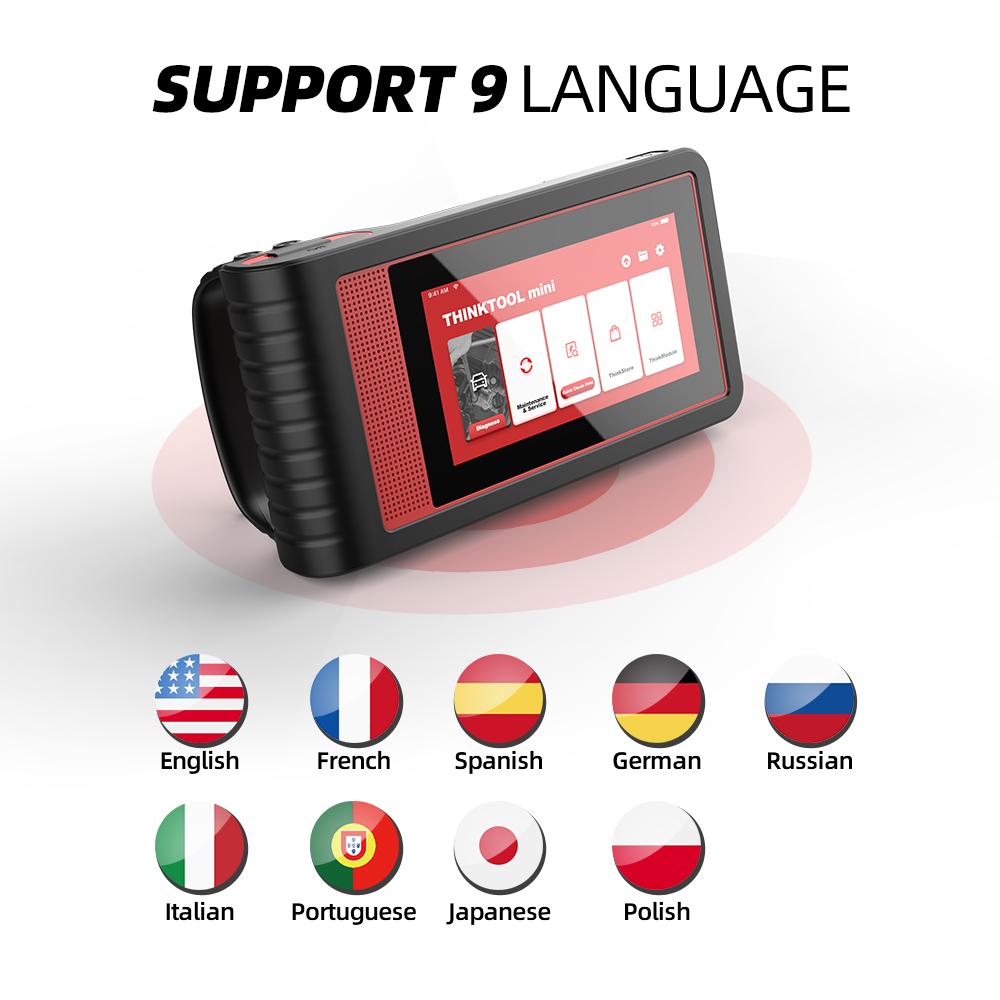 THINKTOOL MINI 6 OBD2 Scanner - Professional OE Level Full System Car Diagnostic Tool with 28 Resets & Bidirectional Scan Functions | Perfect for Mechanics, DIY Car Repairs & Vehicle Maintenance (30% OFF Limited Time)