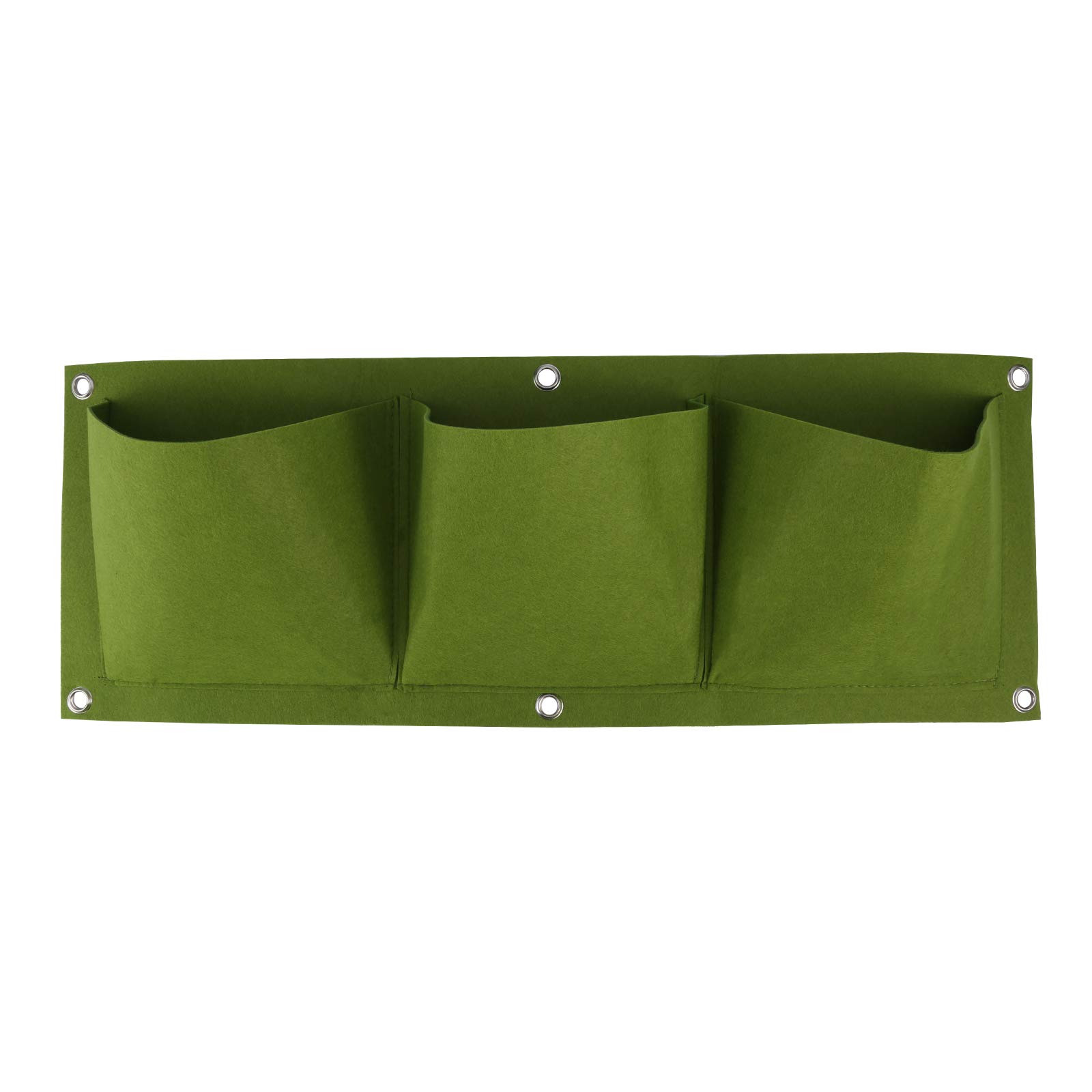 Ruiqas Vertical Grow Bags - 5 Pack Hanging Garden Planters for Vegetables, Herbs, Strawberries & Flowers | Breathable Felt Planting Pouches for Balcony, Yard & Indoor Gardening | Space Saving Wall Mount Solution