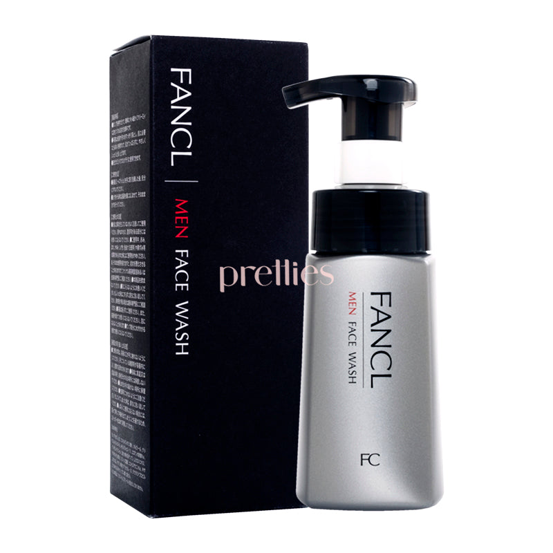 Fancl Men's Facial Cleanser 180ml - Gentle Foaming Face Wash for Men, Oil Control & Hydration - Perfect for Daily Skincare Routine & Travel