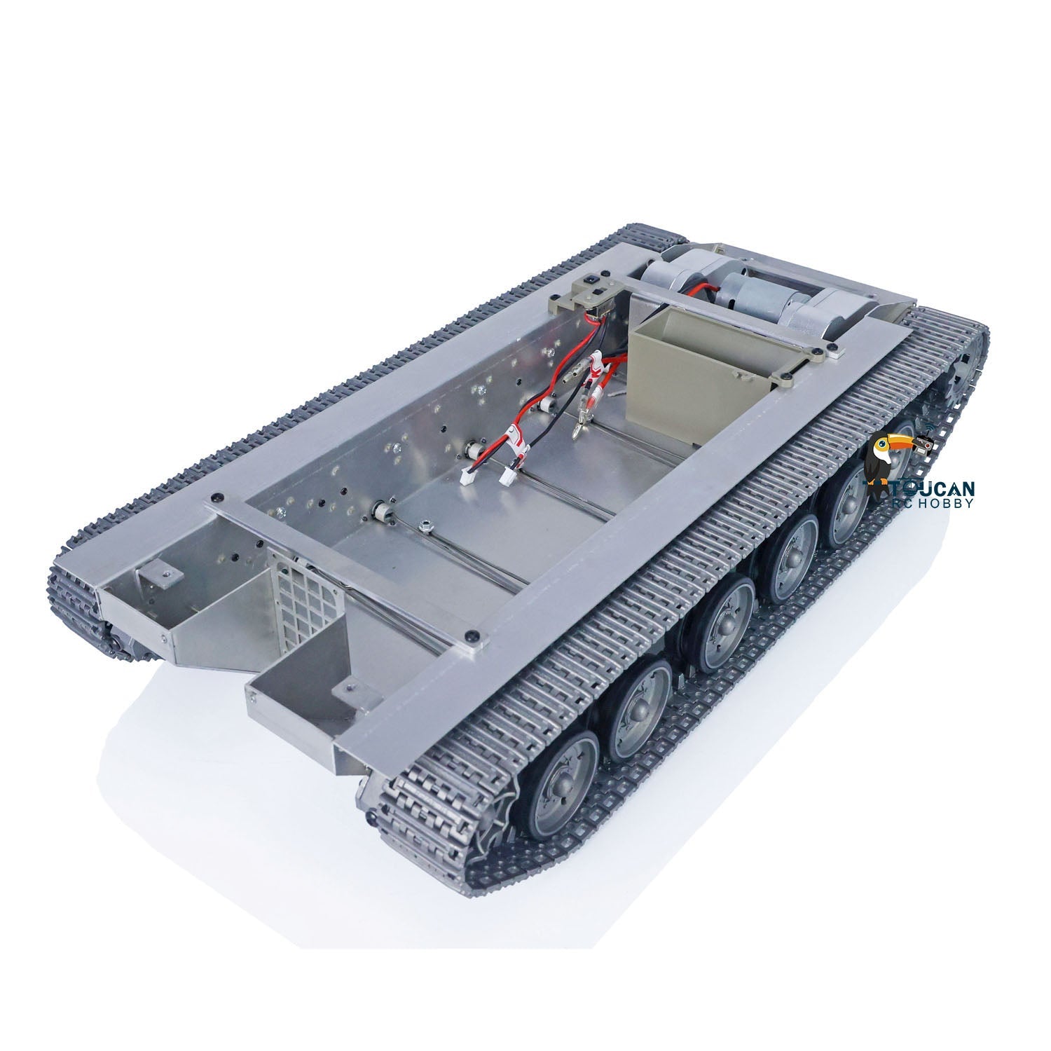 1/16 Heng Long RC Battle Tank 3958 Plastic Machine Gun with Light Metal Tracks, Sprockets & Wheels - Decorative Parts Bag & Antenna Included | Perfect for Military Model Enthusiasts & RC Tank Battles