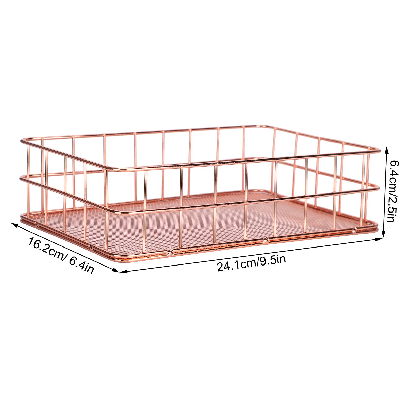 Stainless Steel Wire Storage Baskets - 3 Pack Metal Organizer for Kitchen, Laundry Room, Garage & Office | Space Saving Shelf & Desktop Storage Solution for Home Organization