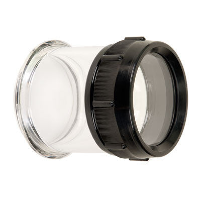Ikelite FL Flat Port for Underwater Camera Lenses Up to 4.5 Inches - Perfect for Scuba Diving, Snorkeling & Marine Photography