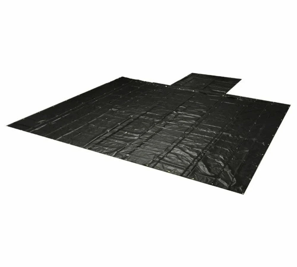 20' x 27' Heavy Duty Waterproof Tarp with 6' Drop - Reinforced Grommets for Secure Tie-Downs - Perfect for Camping, Construction, and Outdoor Equipment Protection