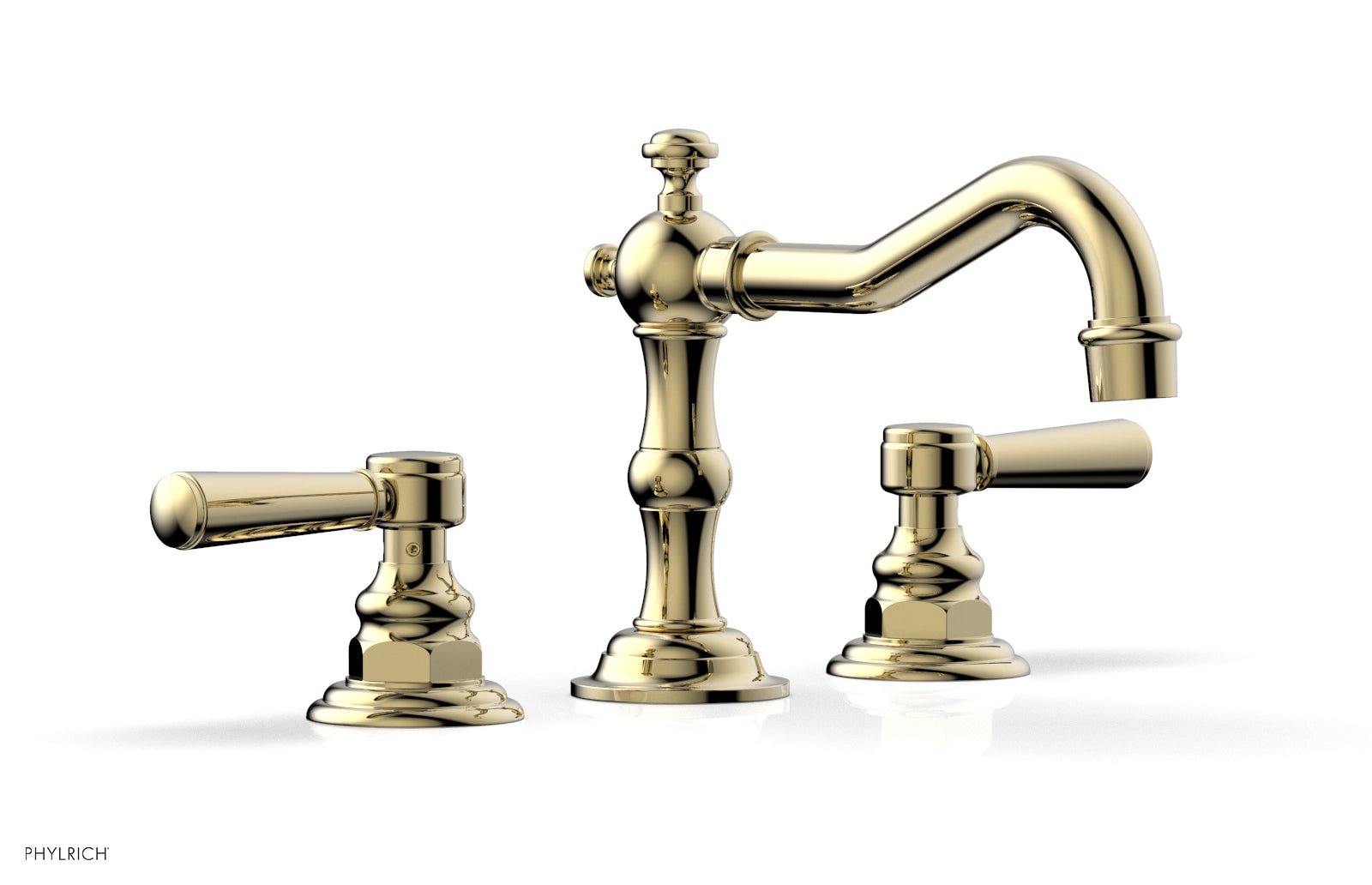 HENRI 8-Inch Widespread Bathroom Faucet with Lever Handles - Model 161 02 - Perfect for Modern Vanities and Luxury Bathroom Renovations
