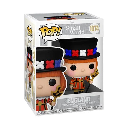Disney Parks It's a Small World England Pop! Vinyl Figure - Funko Pop Collectible Toy for Disney Fans & Home Decor - Perfect for Display, Gifts, and Disney Themed Collections