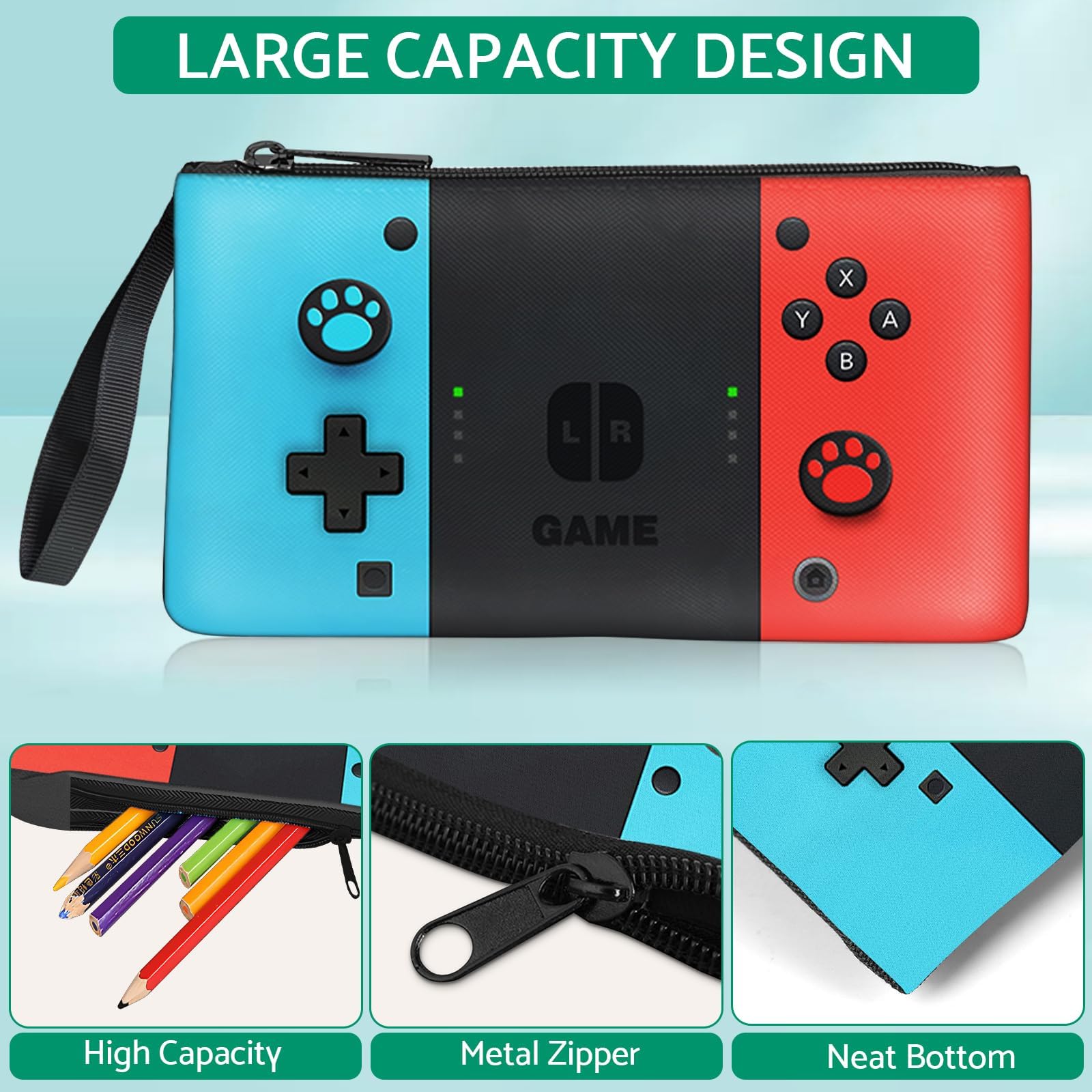 Kids Backpack for Boys - Durable 17 Inch Gamer Backpack for Children & Teens - School Bookbag for Elementary & Middle School Students - Perfect for Gaming, School & Travel