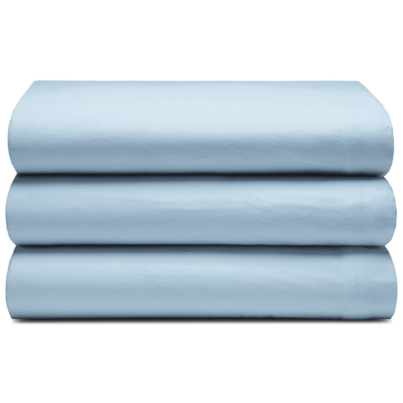 Premium Riggs Flannelette Brushed Cotton Sheet Set - Soft & Breathable Blue Bedding for Cozy Winter Nights - Perfect for Master Bedroom, Guest Room & Dorm