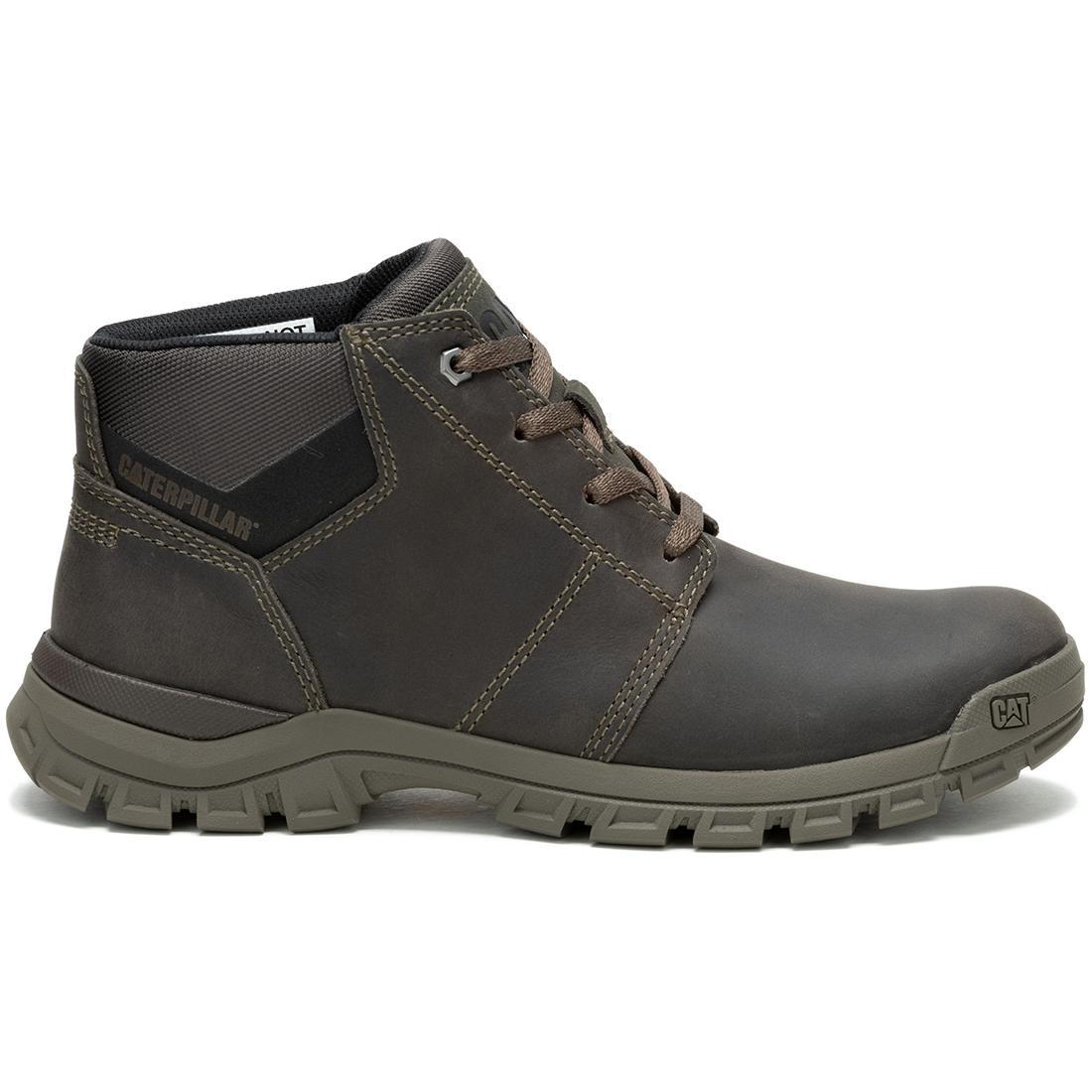 Threshold Men's Chukka Soft Toe Boots with Bungee Cord Lace - Comfortable Casual Shoes for Work, Hiking & Outdoor Activities