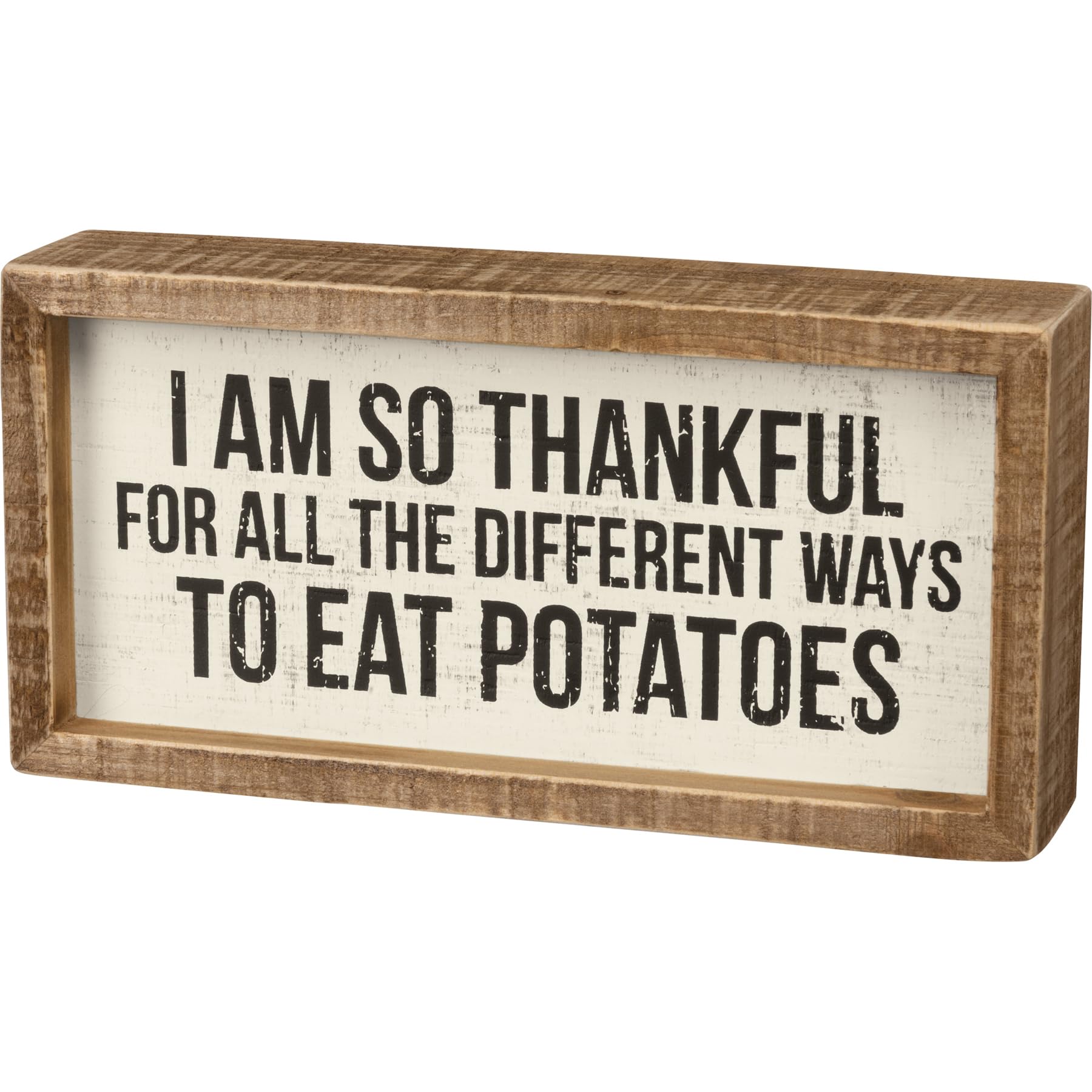 Primitives by Kathy Rustic Farmhouse Decor - Inspirational Wooden Wall Art & Table Decor, 5”x7” Boho Kitchen Accessories for Home, Office & Gift Giving