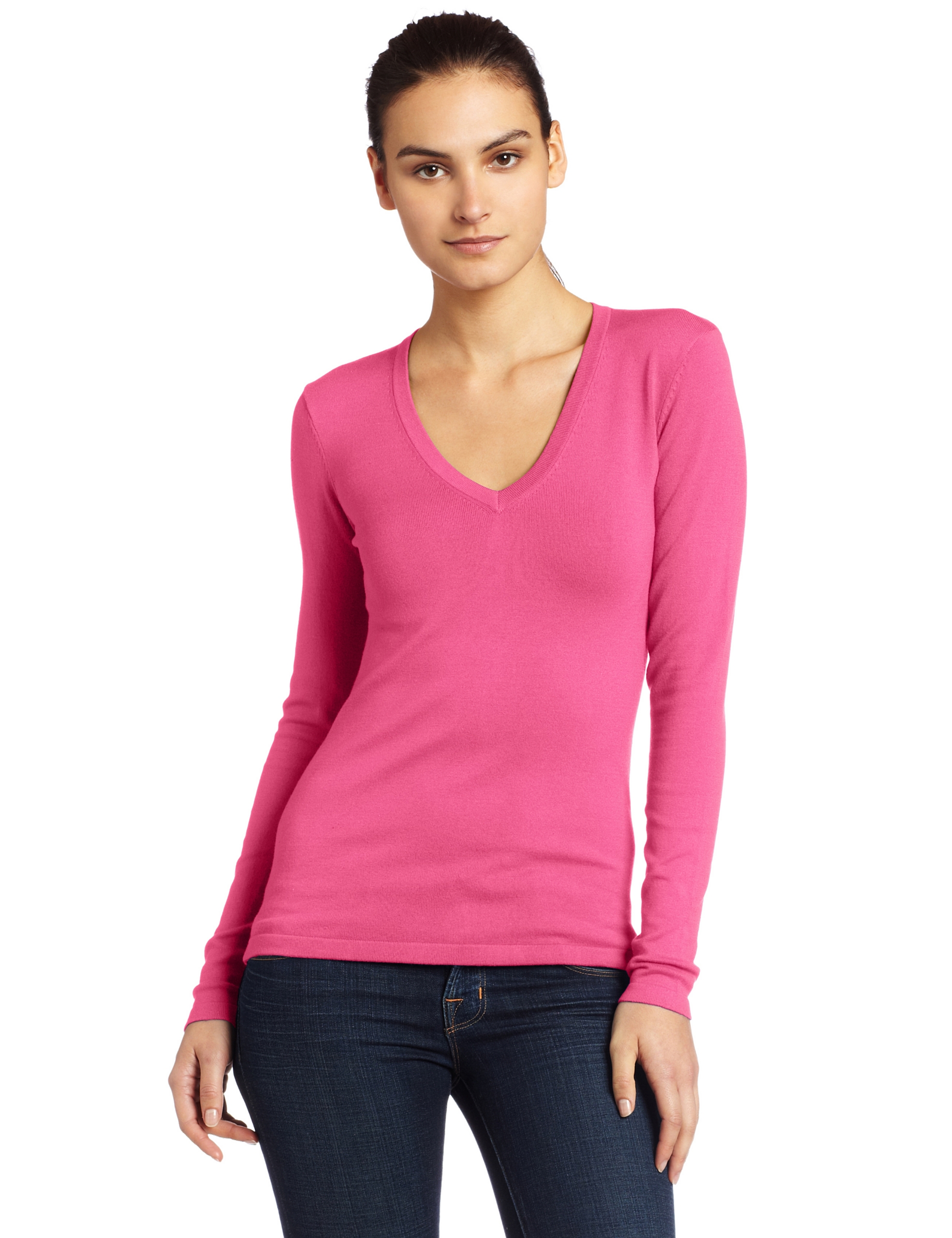 525 America Women's Basic Long Sleeve Sweater - Soft Casual Pullover for Fall & Winter | Cozy Everyday Wear, Office Outfits & Layering Essentials
