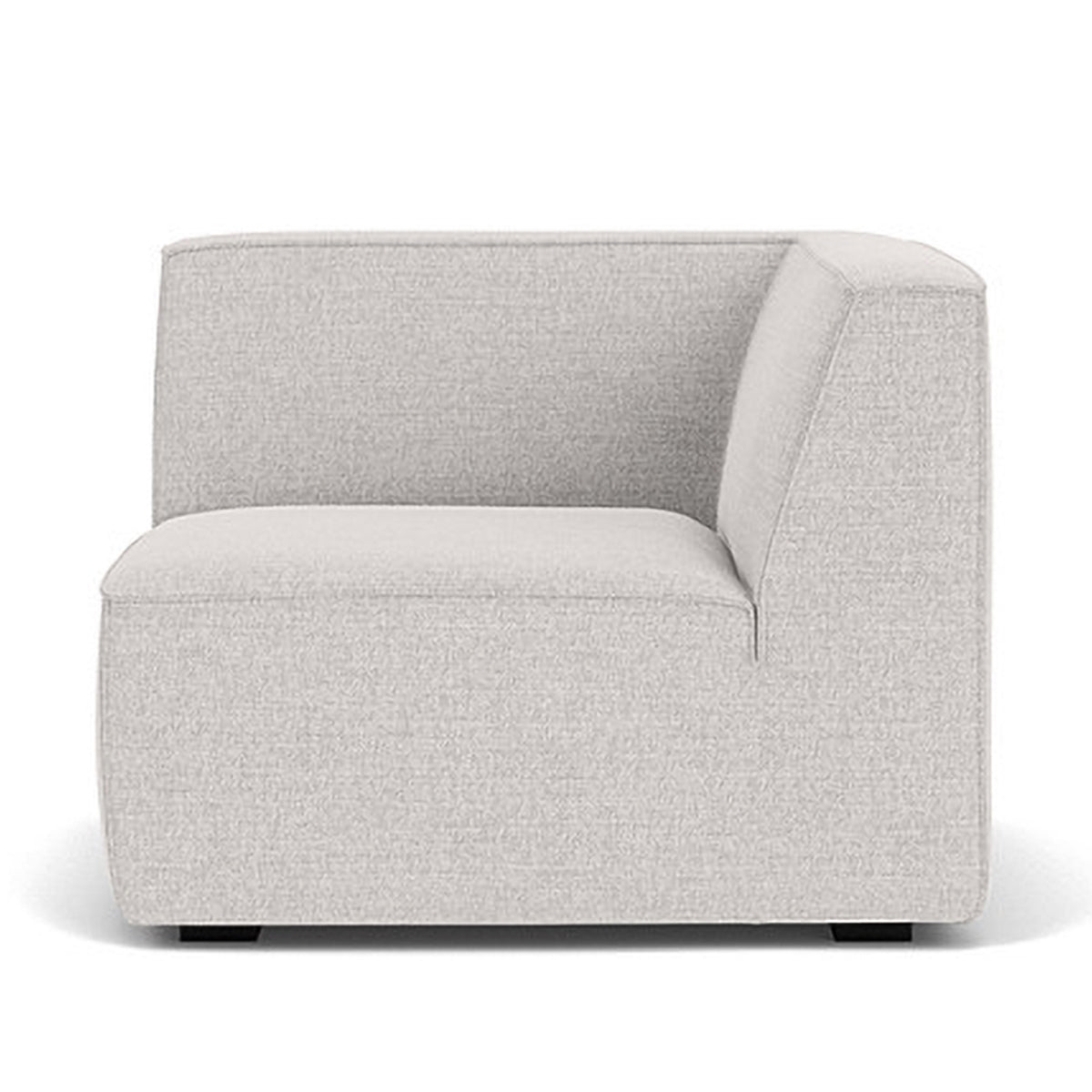 1-Seater Right Corner Modular Sofa in Durable Dane Fabric - Perfect for Small Apartments, Living Rooms & Cozy Spaces
