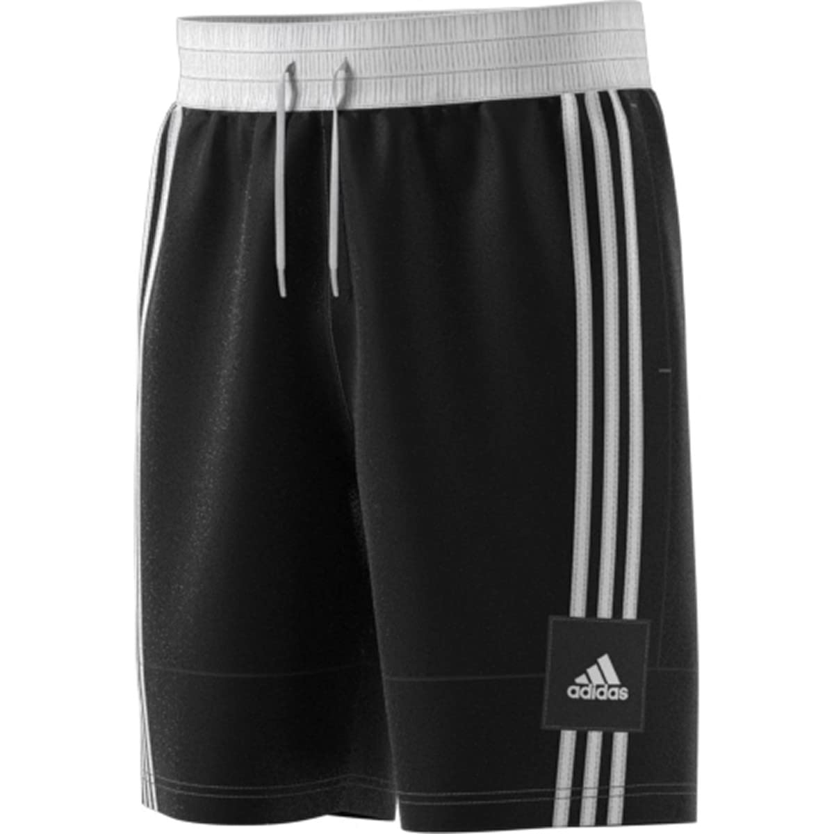 Adidas Men's 3G Speed X Running Shorts - Black/White/White, Small Long - Lightweight Athletic Shorts for Running, Training & Gym Workouts