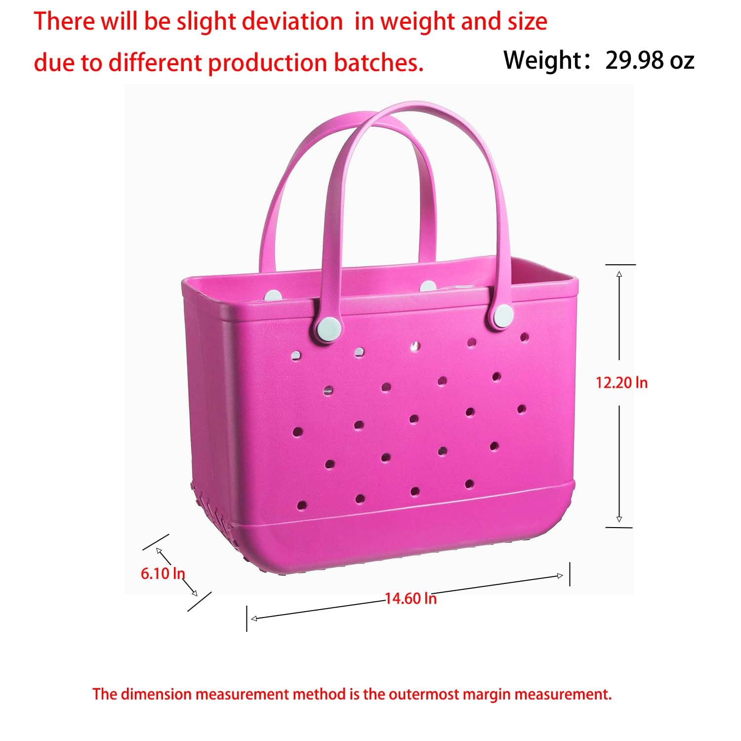 Waterproof & Sandproof Beach Tote Bag - Lightweight Portable Rubber Handbag for Swimming, Travel, Sports & Outdoor Activities | Perfect for Beach, Pool, Gym & Picnics