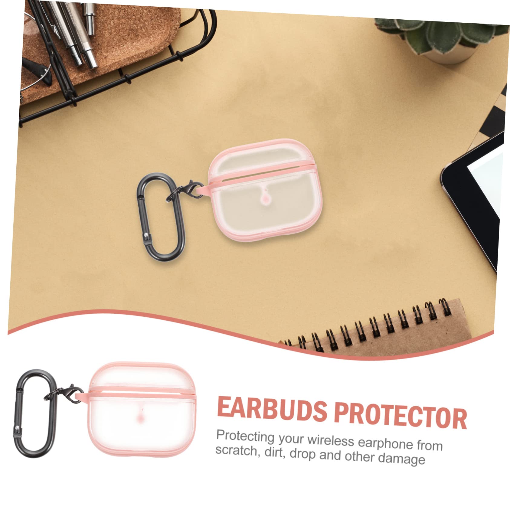 Hemobllo 4-Pack Premium Earbud Case - Protective Storage Shell for AirPods & Wireless Earbuds - Perfect for Travel, Gym & Daily Use