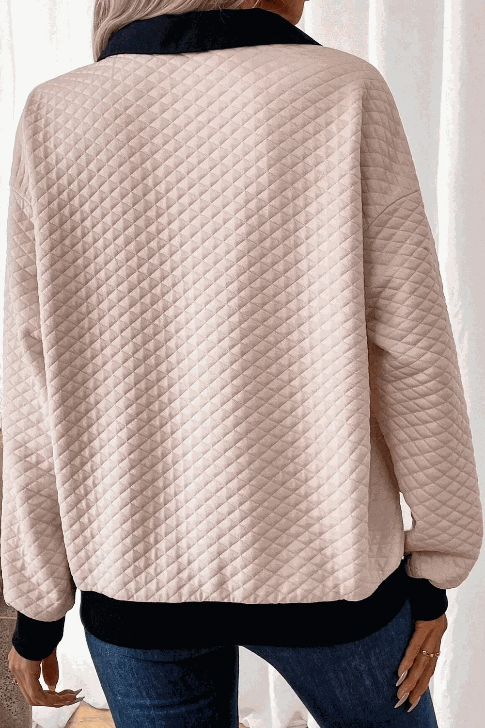 Elegant Long Sleeve Collared Blouse for Women - Office Wear, Business Casual & Formal Occasions