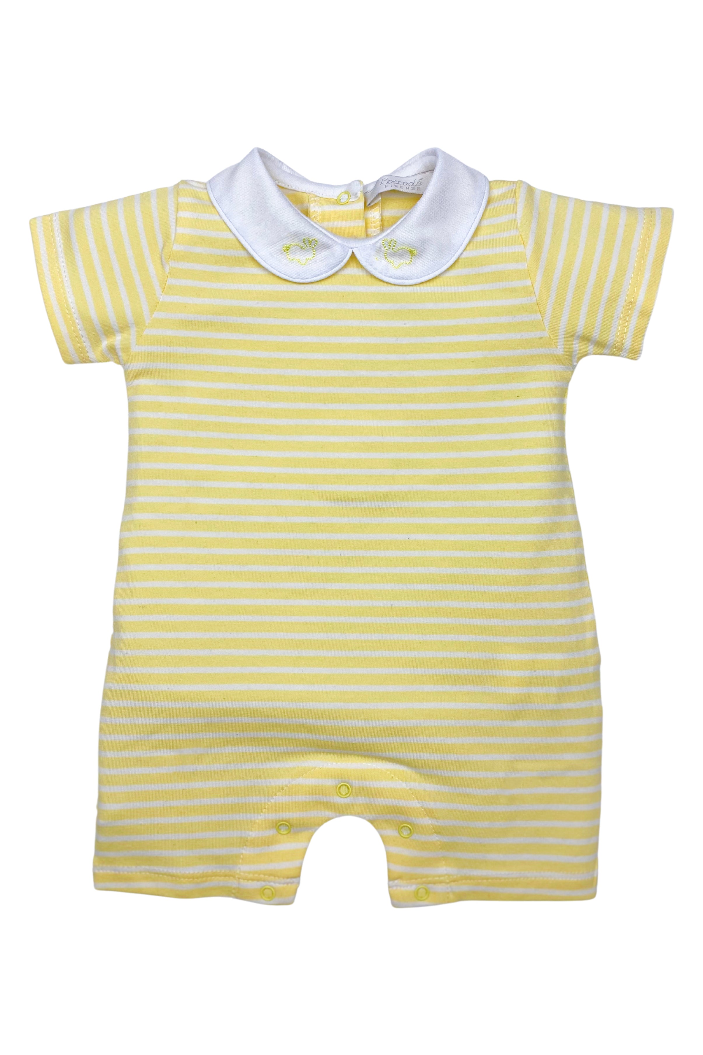 Robin Striped Collared Romper for Women - Casual Summer Jumpsuit with Pockets | Perfect for Beach, Vacation & Everyday Wear