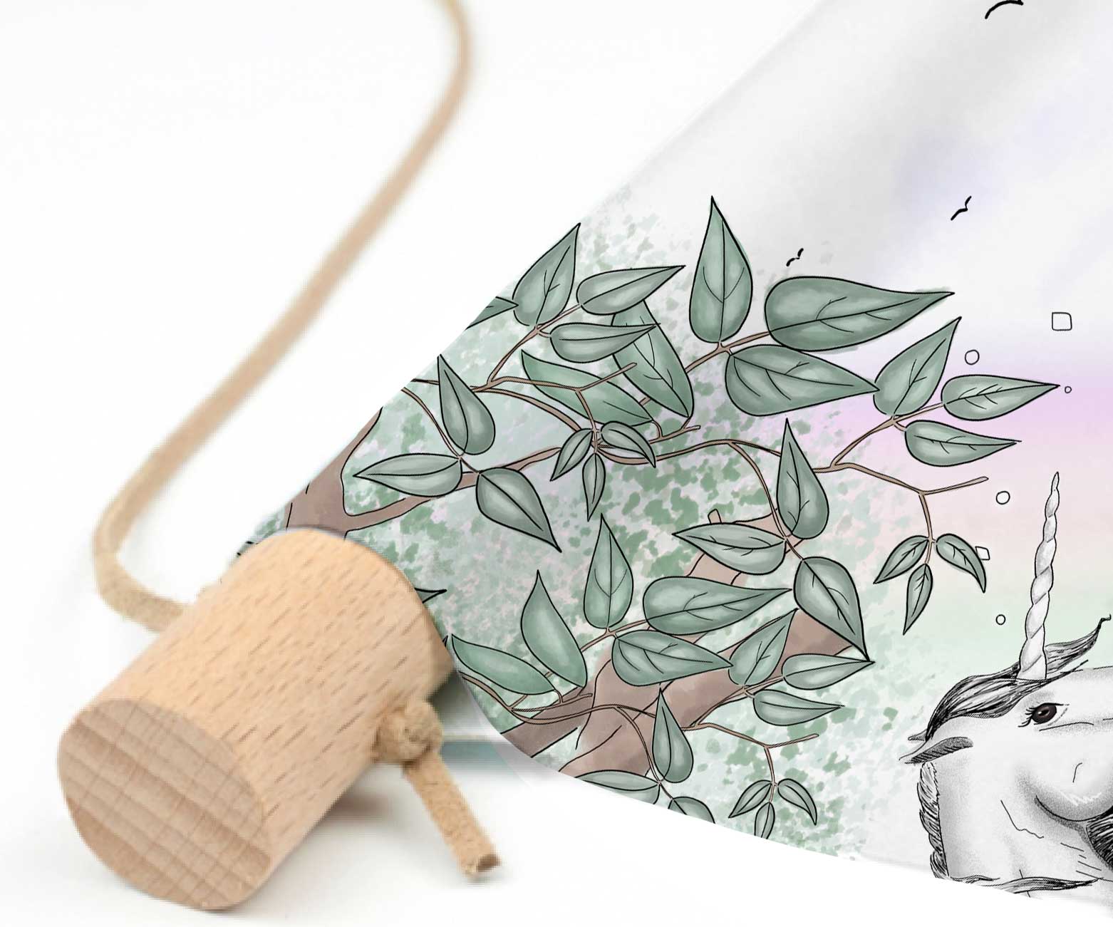 Enchanted Unicorns Textile Poster - Vibrant Wall Art for Kids' Room, Nursery, and Fantasy Themed Decor - Perfect for Bedroom, Playroom, and Gift Giving